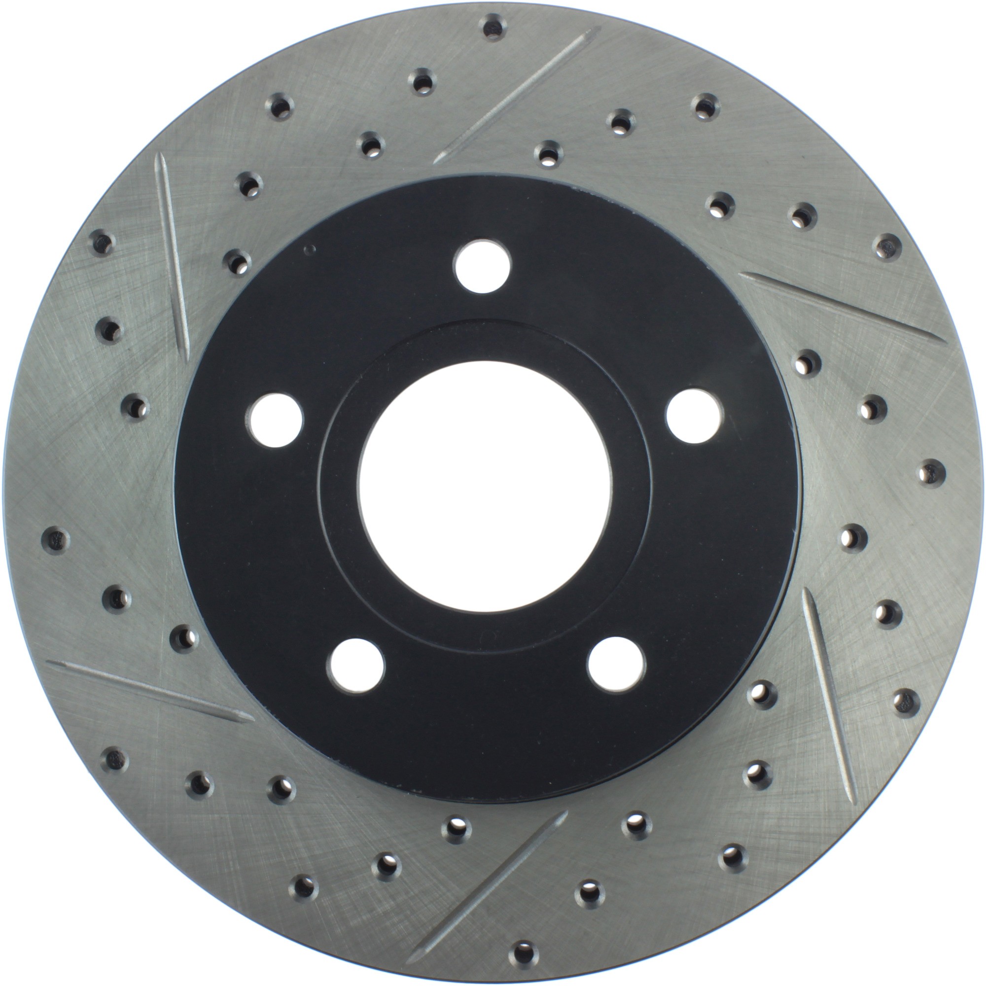 StopTech Sport Drilled & Slotted Brake Rotor; Front Right