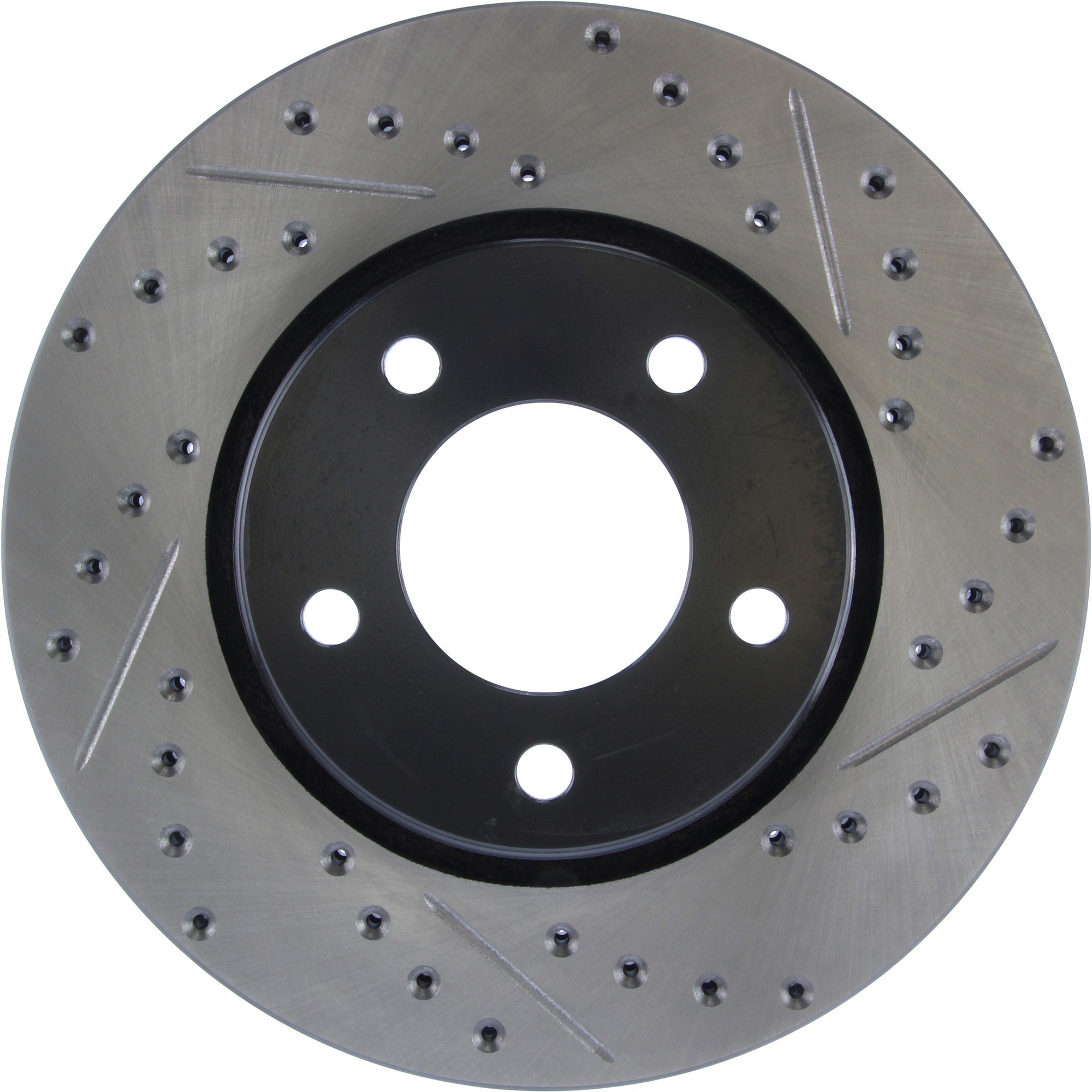 StopTech Sport Drilled & Slotted Brake Rotor; Front Left