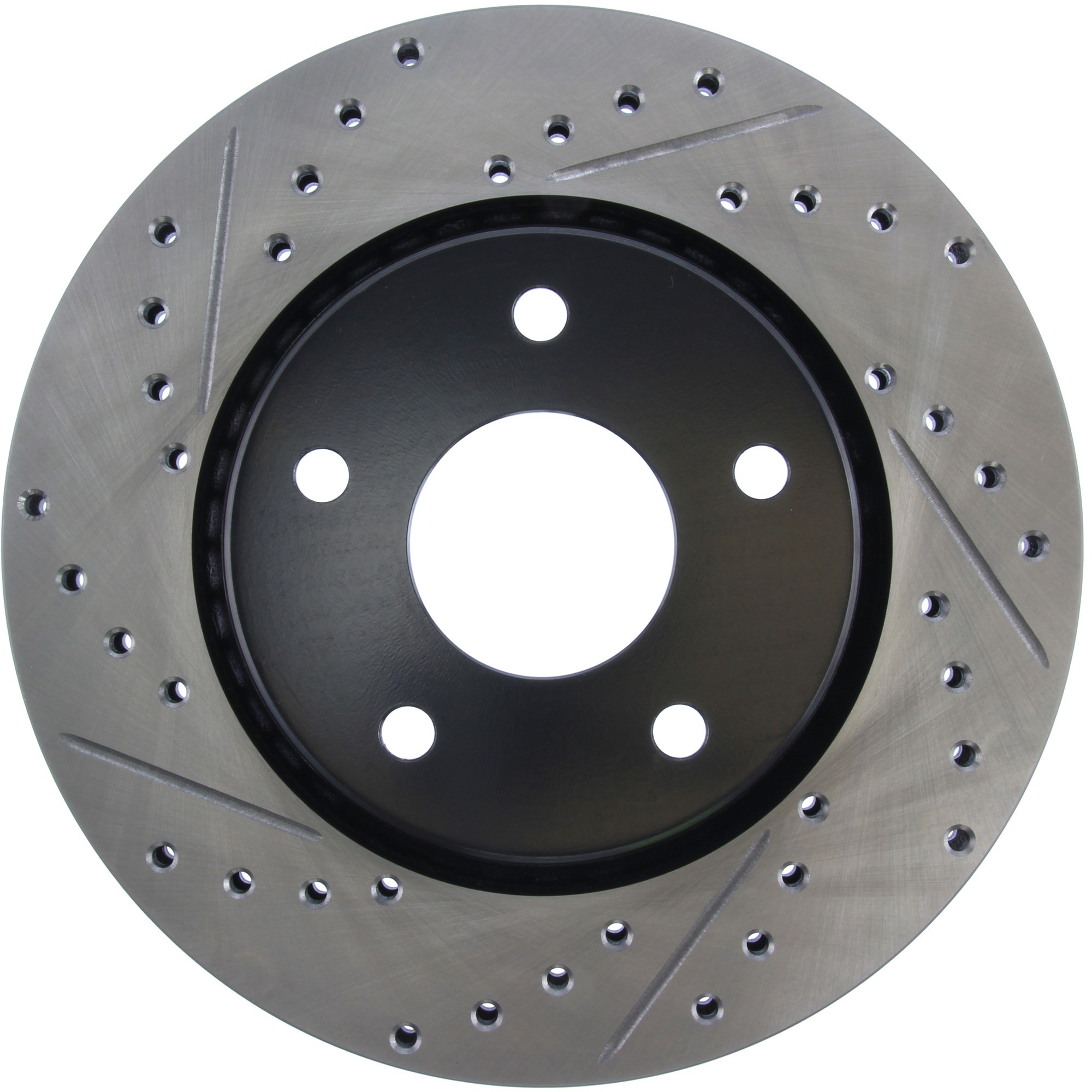 StopTech Sport Drilled & Slotted Brake Rotor; Front Right