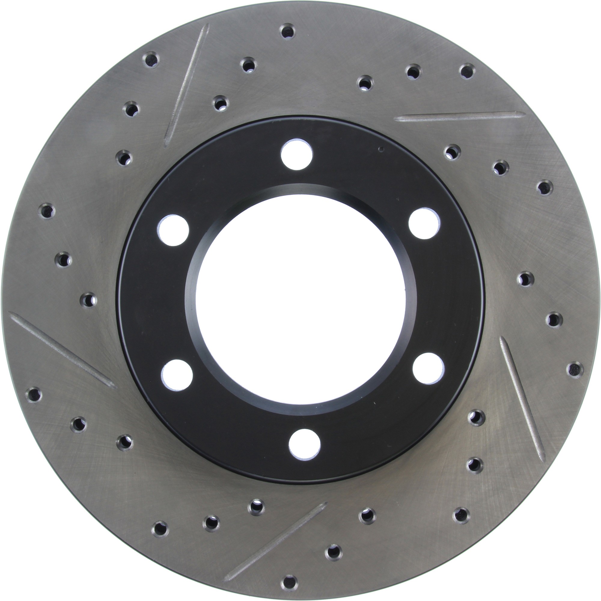 StopTech Sport Drilled & Slotted Brake Rotor; Front Right