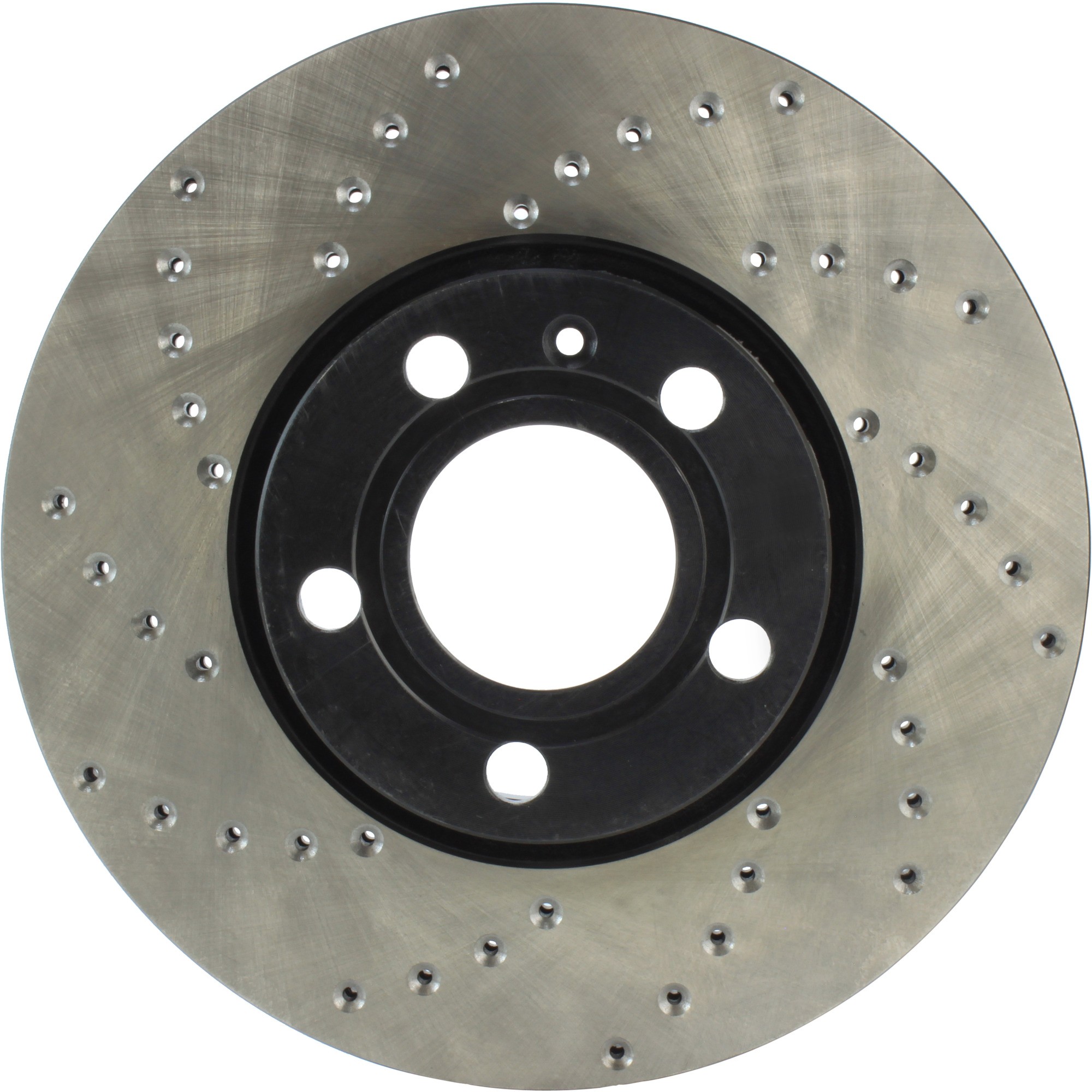 StopTech Sport Cross Drilled Brake Rotor; Front Right
