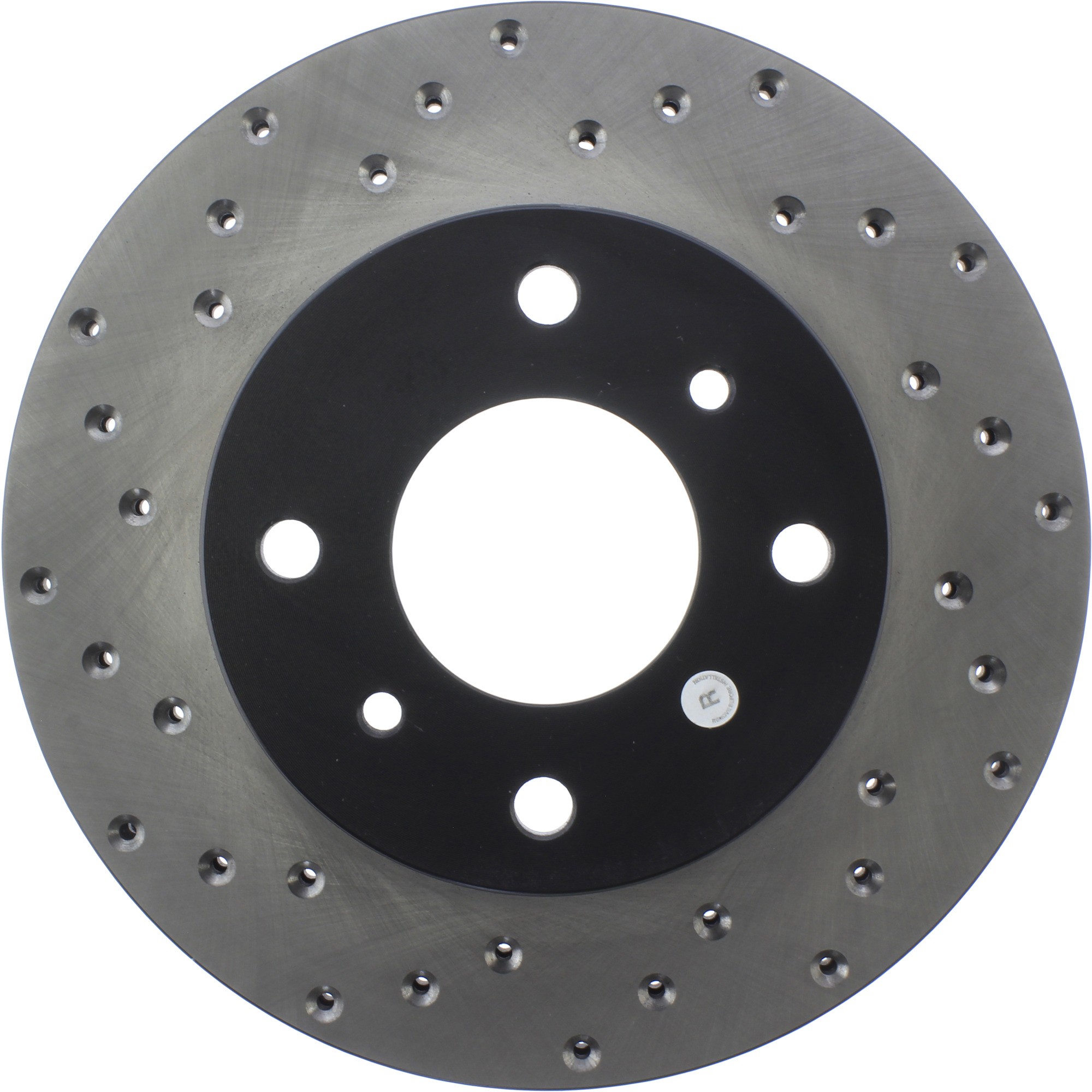 StopTech Sport Cross Drilled Brake Rotor; Front Right