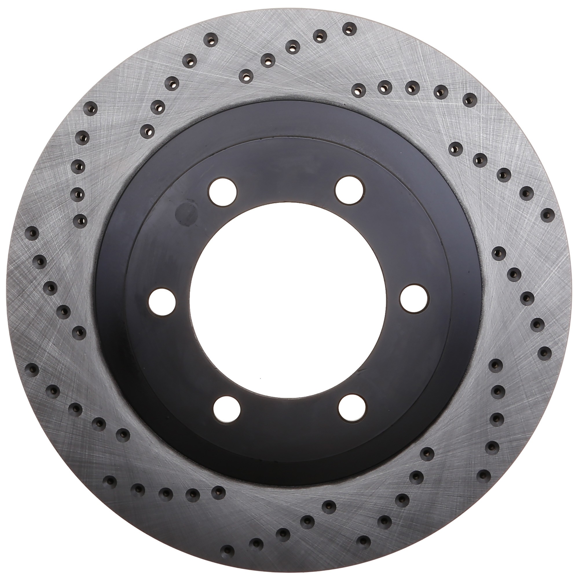 StopTech Sport Cross Drilled Brake Rotor; Front Right