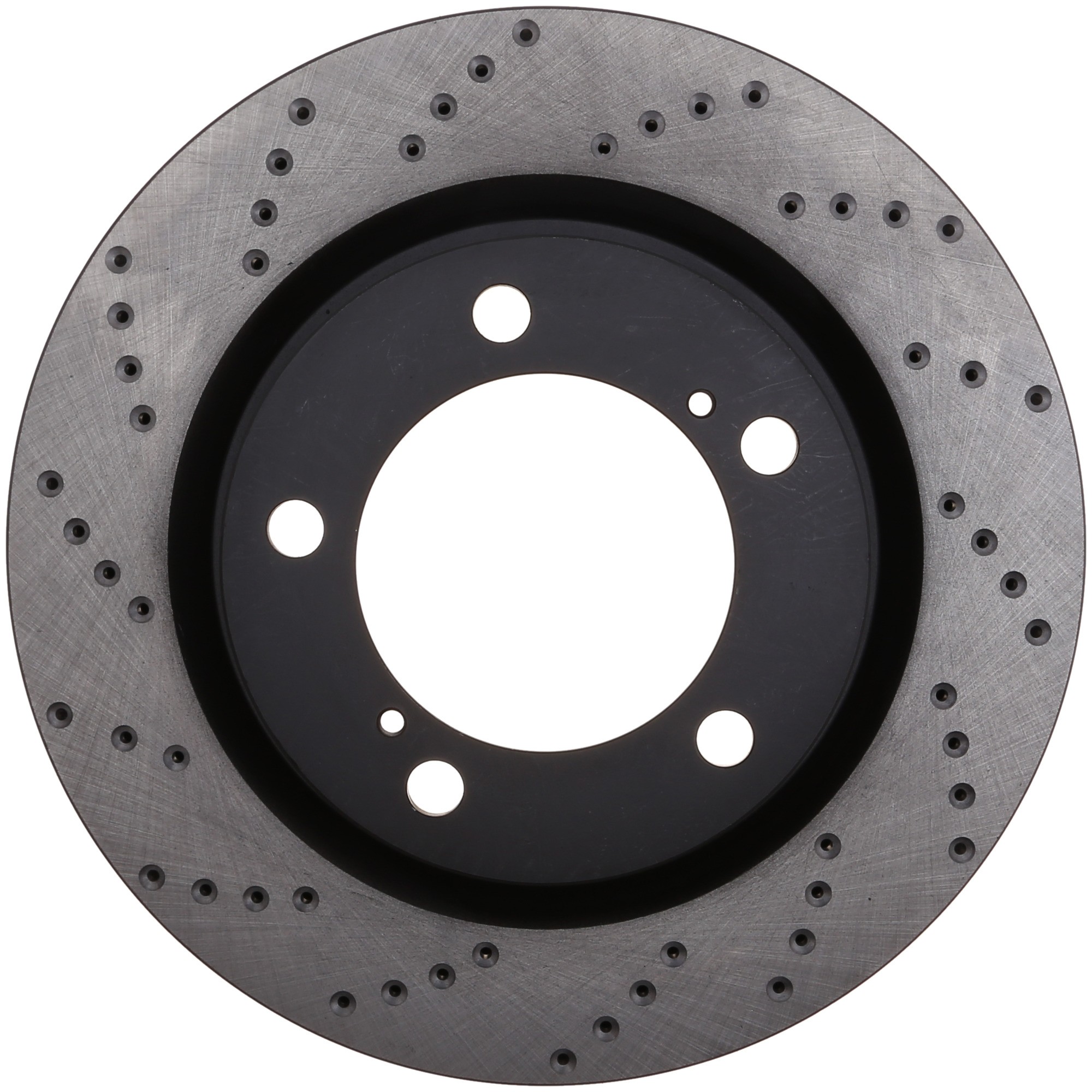 StopTech Sport Cross Drilled Brake Rotor; Front Right