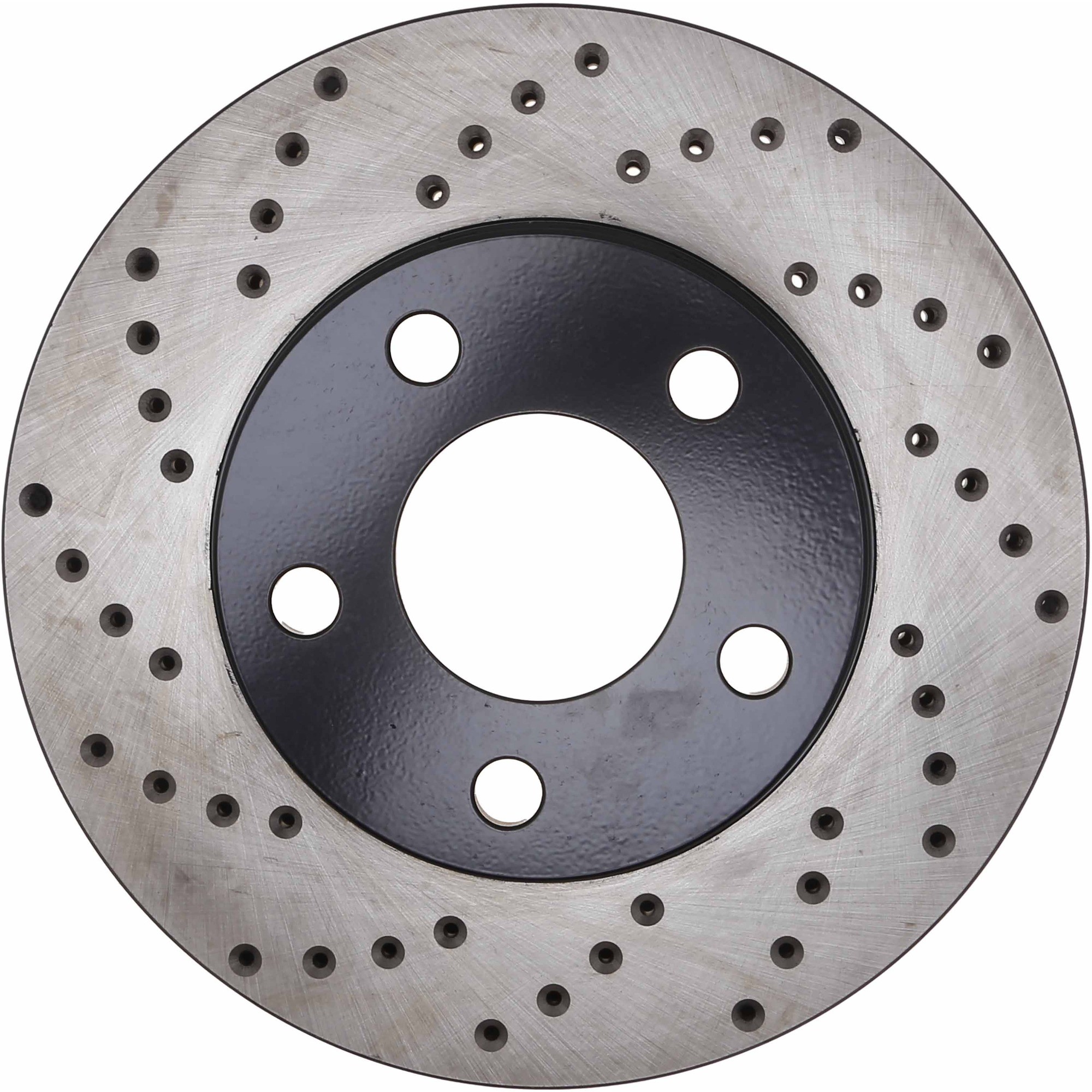 StopTech Sport Cross Drilled Brake Rotor; Front Right