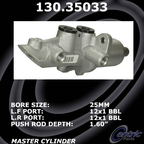Centric Premium Brake Master Cylinder