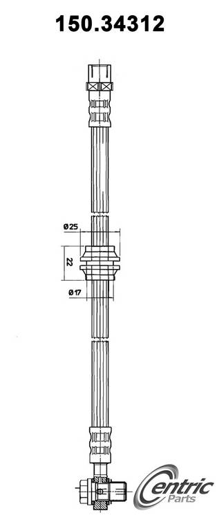 Centric Brake Hose