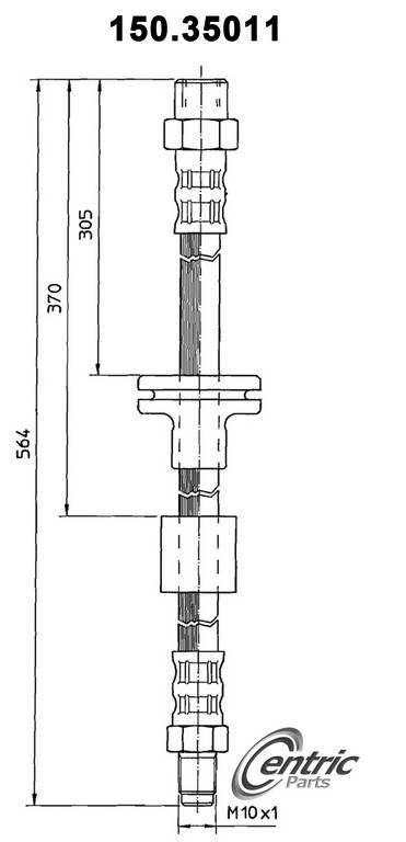 Centric Brake Hose