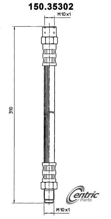 Centric Brake Hose