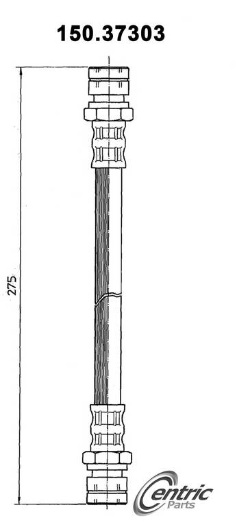 Centric Brake Hose