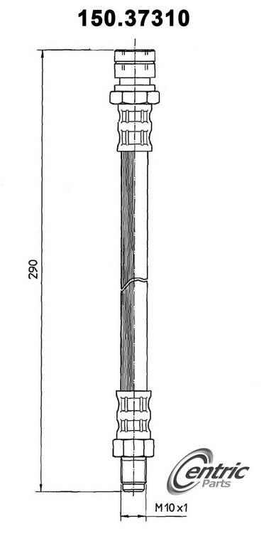 Centric Brake Hose