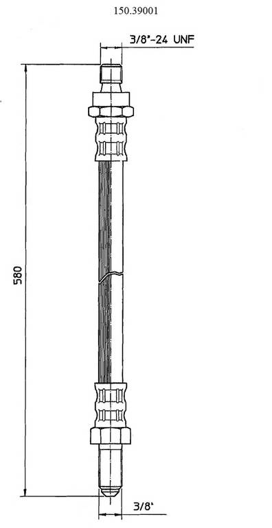 Centric Brake Hose
