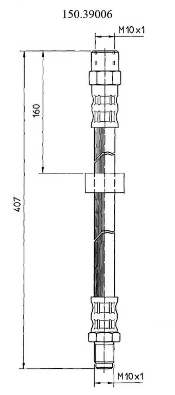 Centric Brake Hose