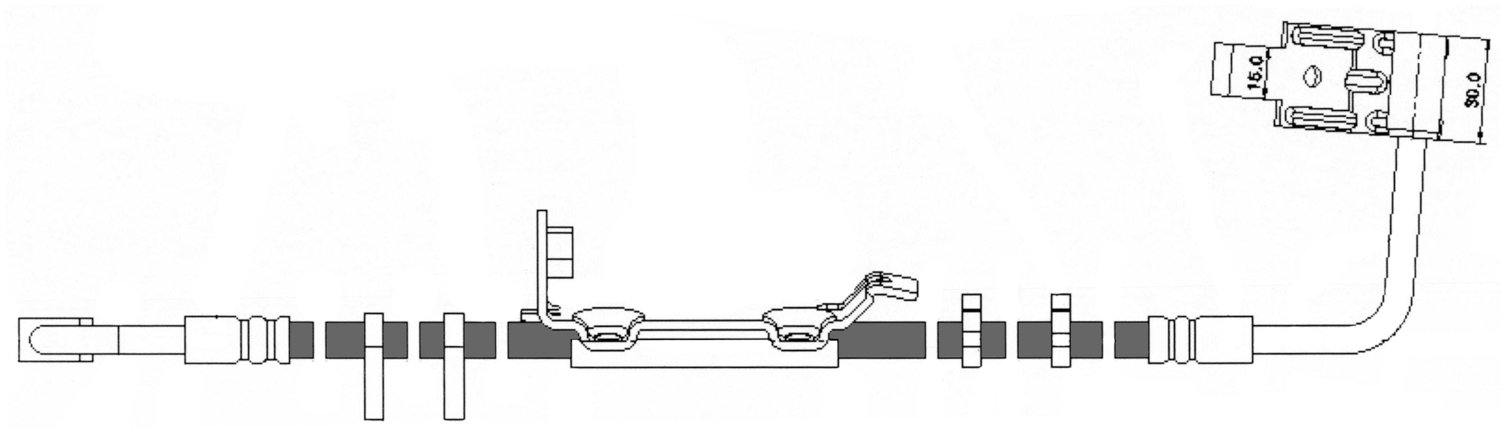 Centric Brake Hose