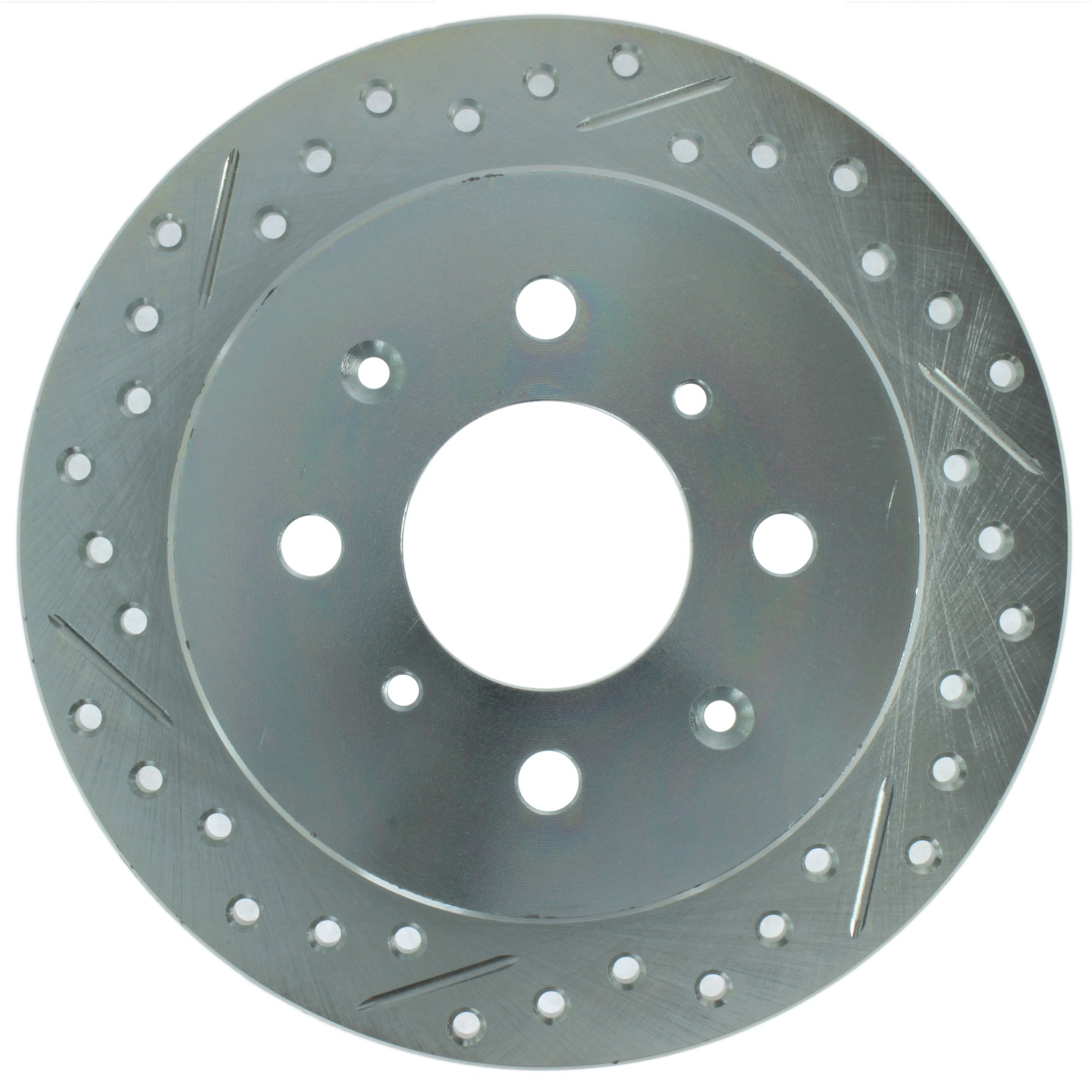 StopTech Select Sport Drilled and Slotted Brake Rotor; Rear Right