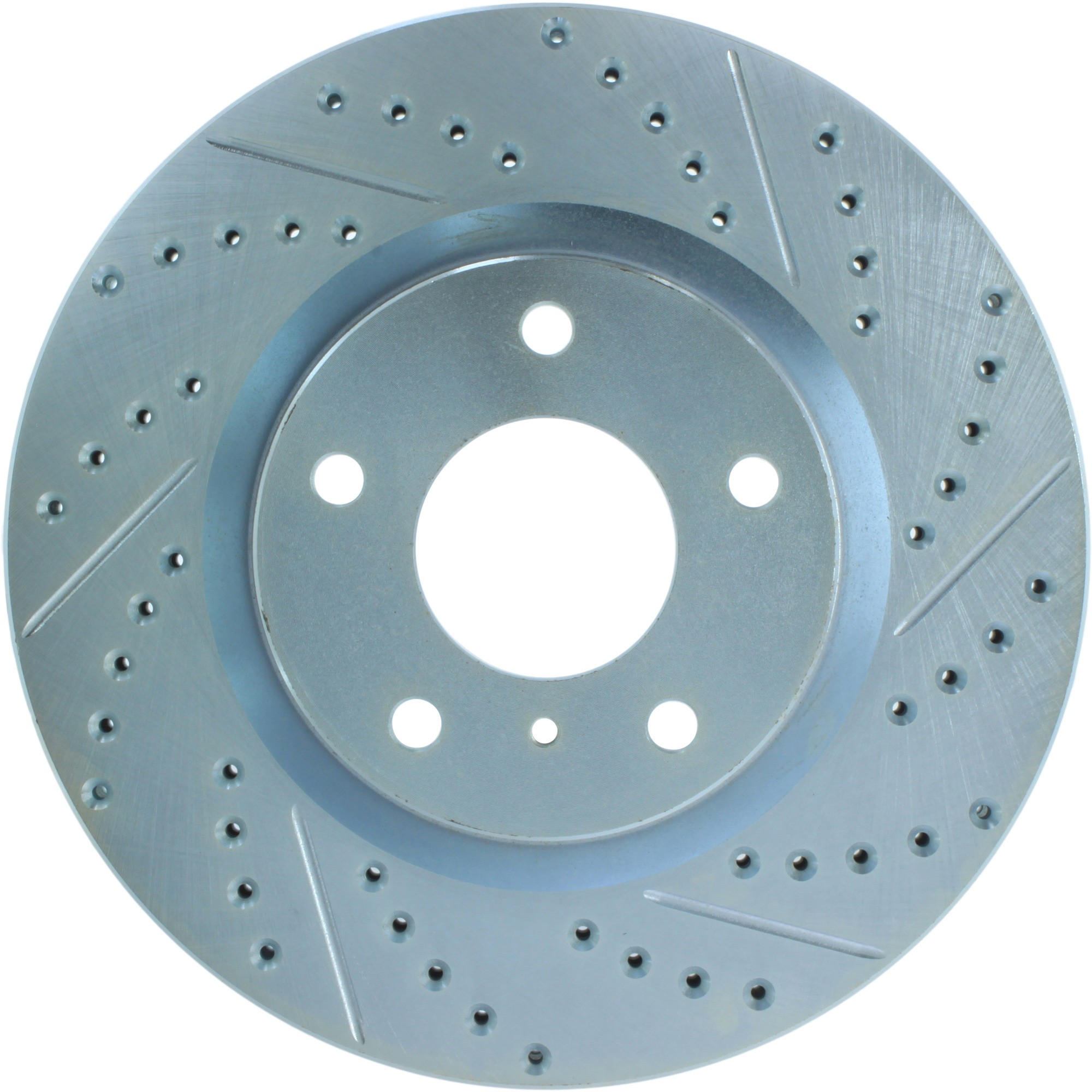 StopTech Select Sport Drilled and Slotted Brake Rotor; Front Left