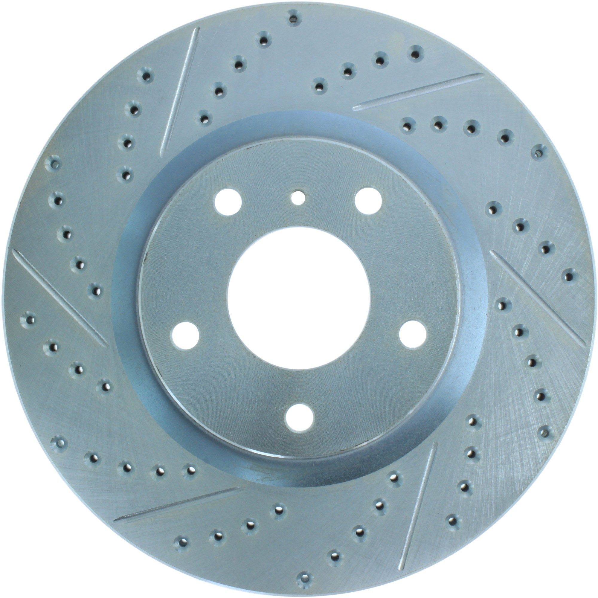 StopTech Select Sport Drilled and Slotted Brake Rotor; Front Right