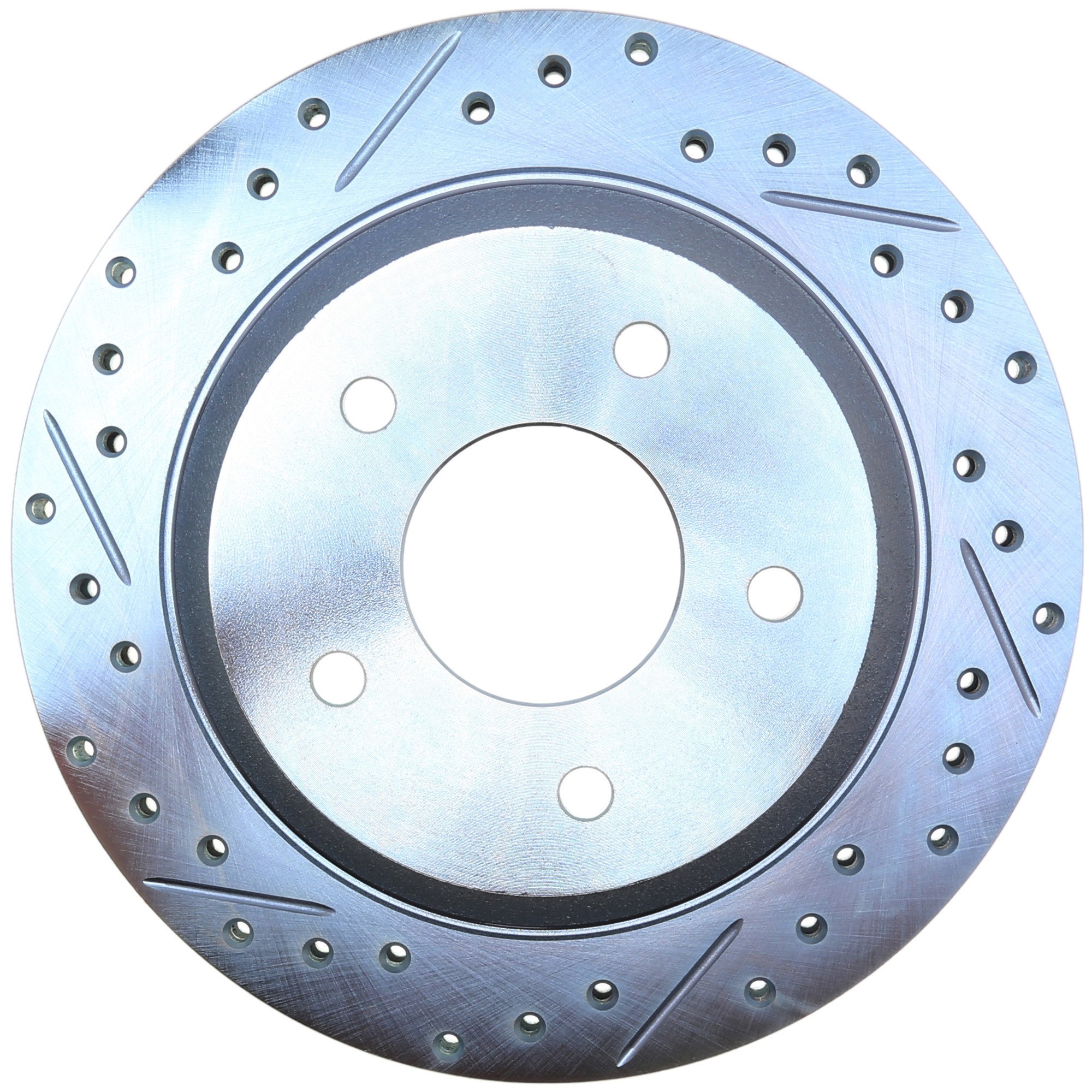 StopTech Select Sport Drilled and Slotted Brake Rotor; Rear Right