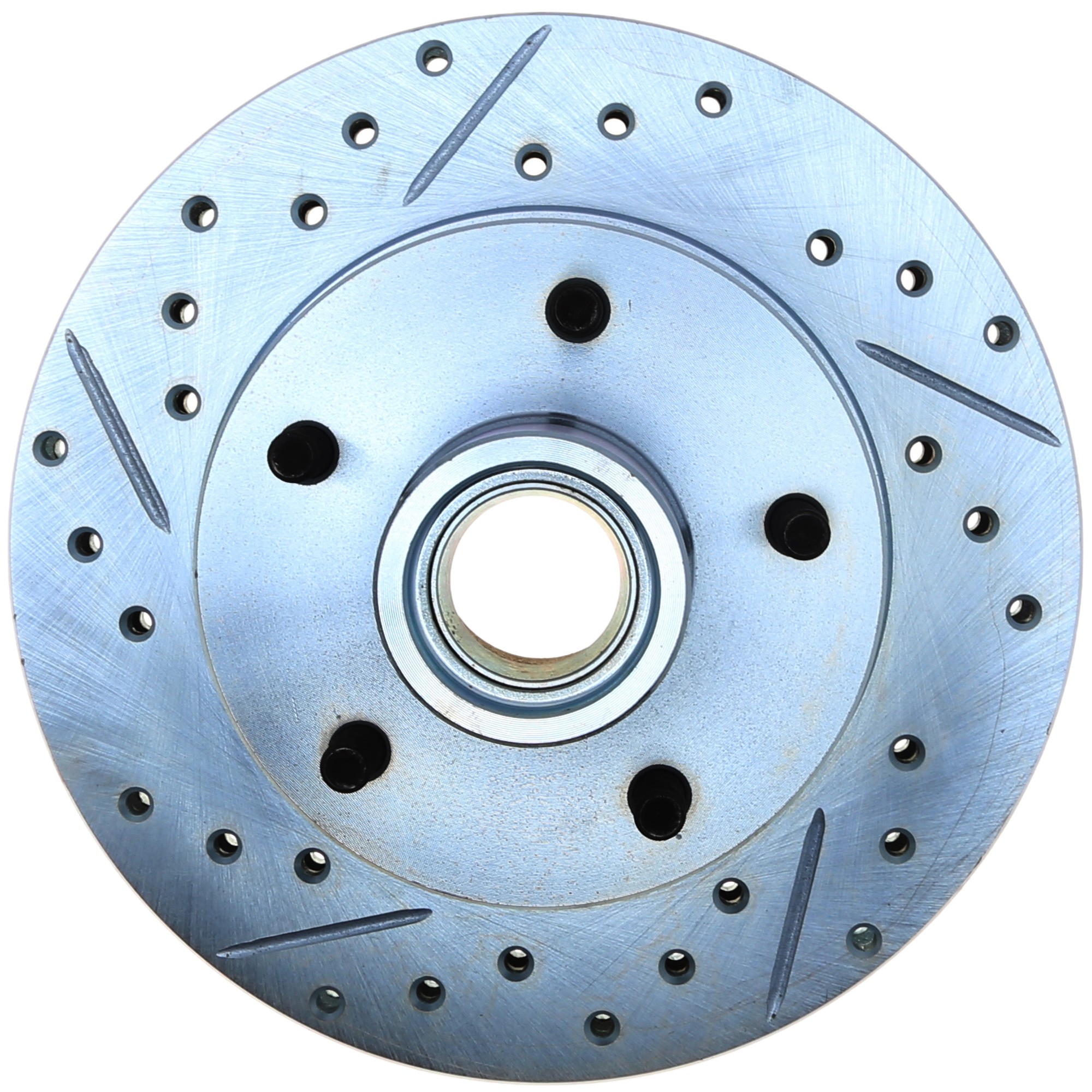 StopTech Select Sport Drilled and Slotted Brake Rotor; Front Right