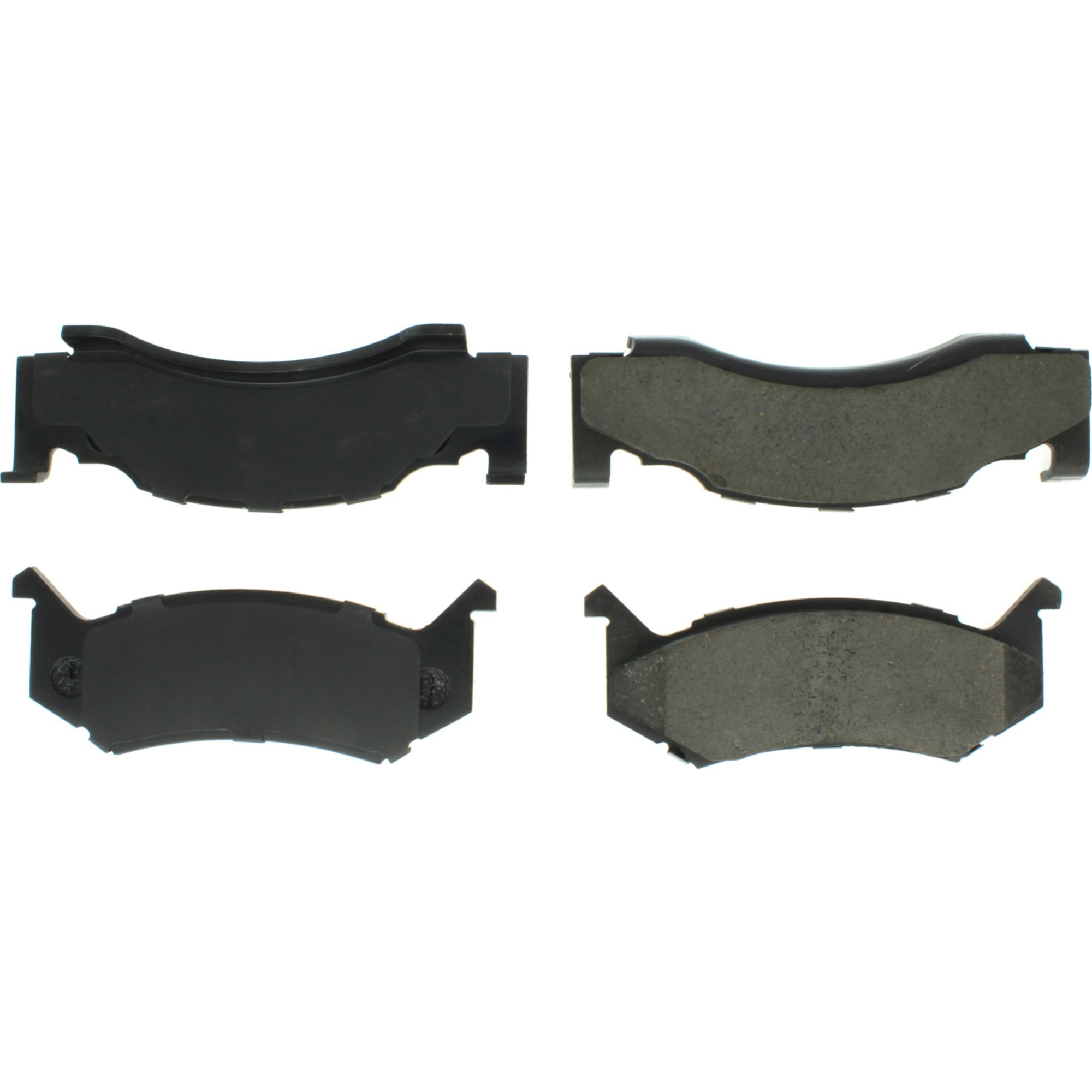 Centric Premium Semi-Metallic Brake Pads with Shims and Hardware