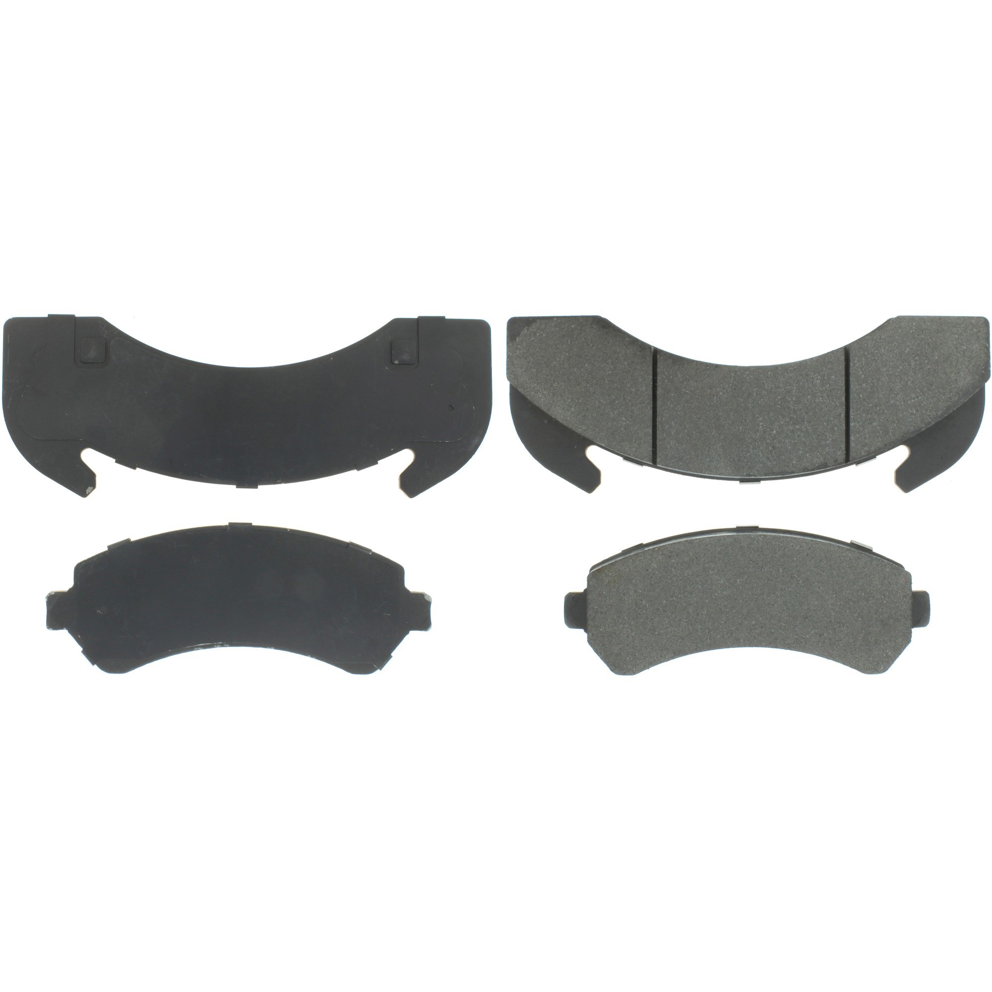 Centric Premium Semi-Metallic Brake Pads with Shims