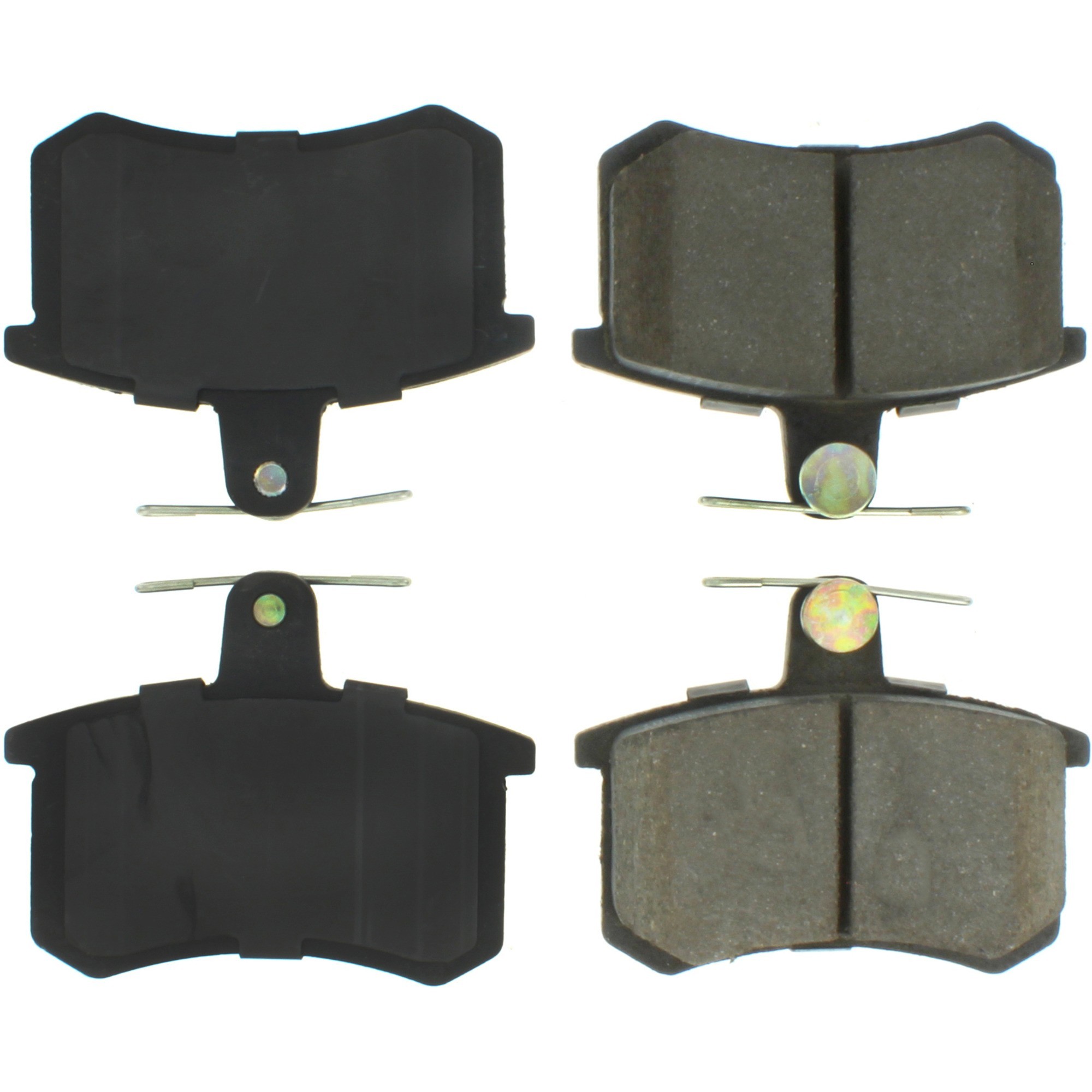 Centric Premium Semi-Metallic Brake Pads with Shims and Hardware