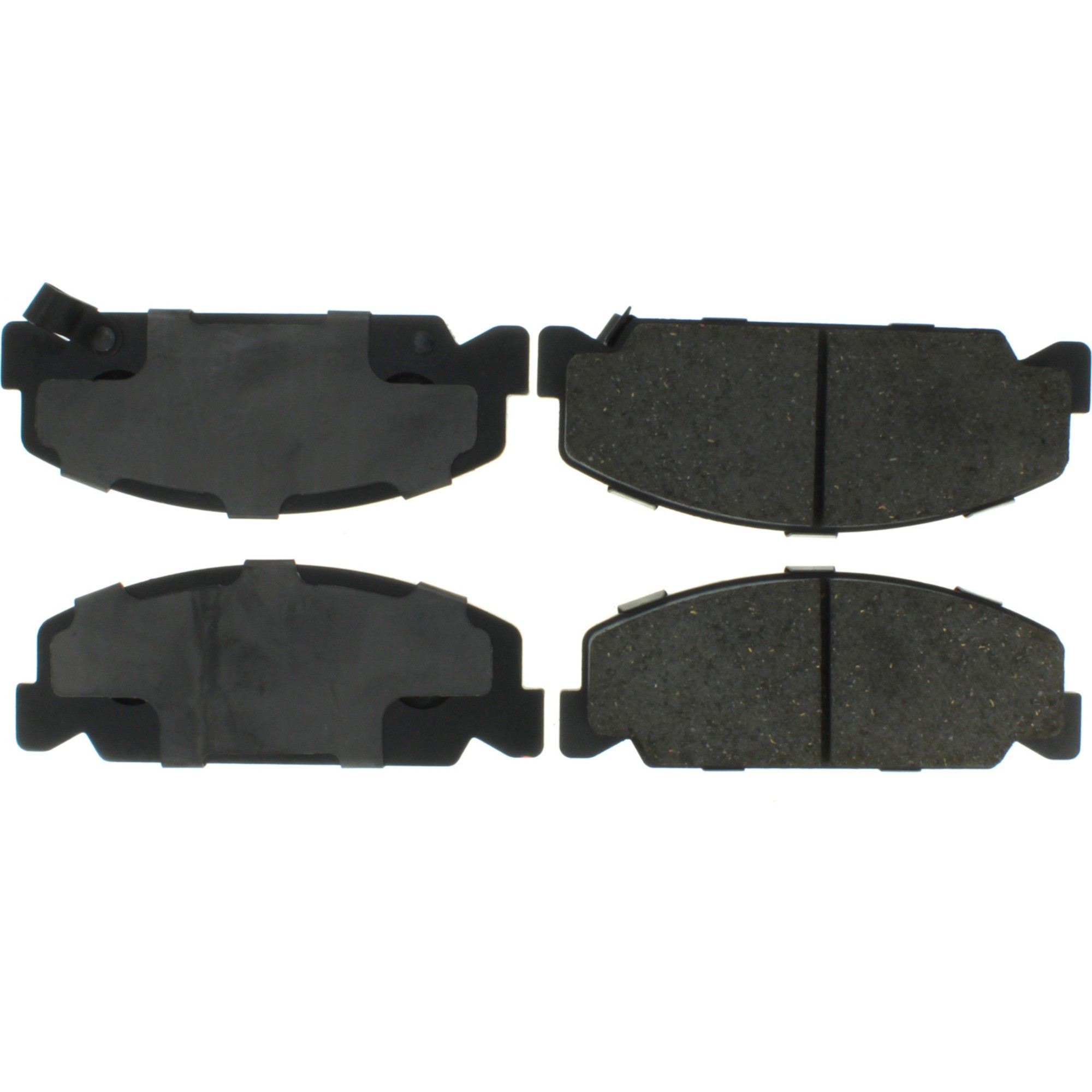 Centric Premium Semi-Metallic Brake Pads with Shims and Hardware