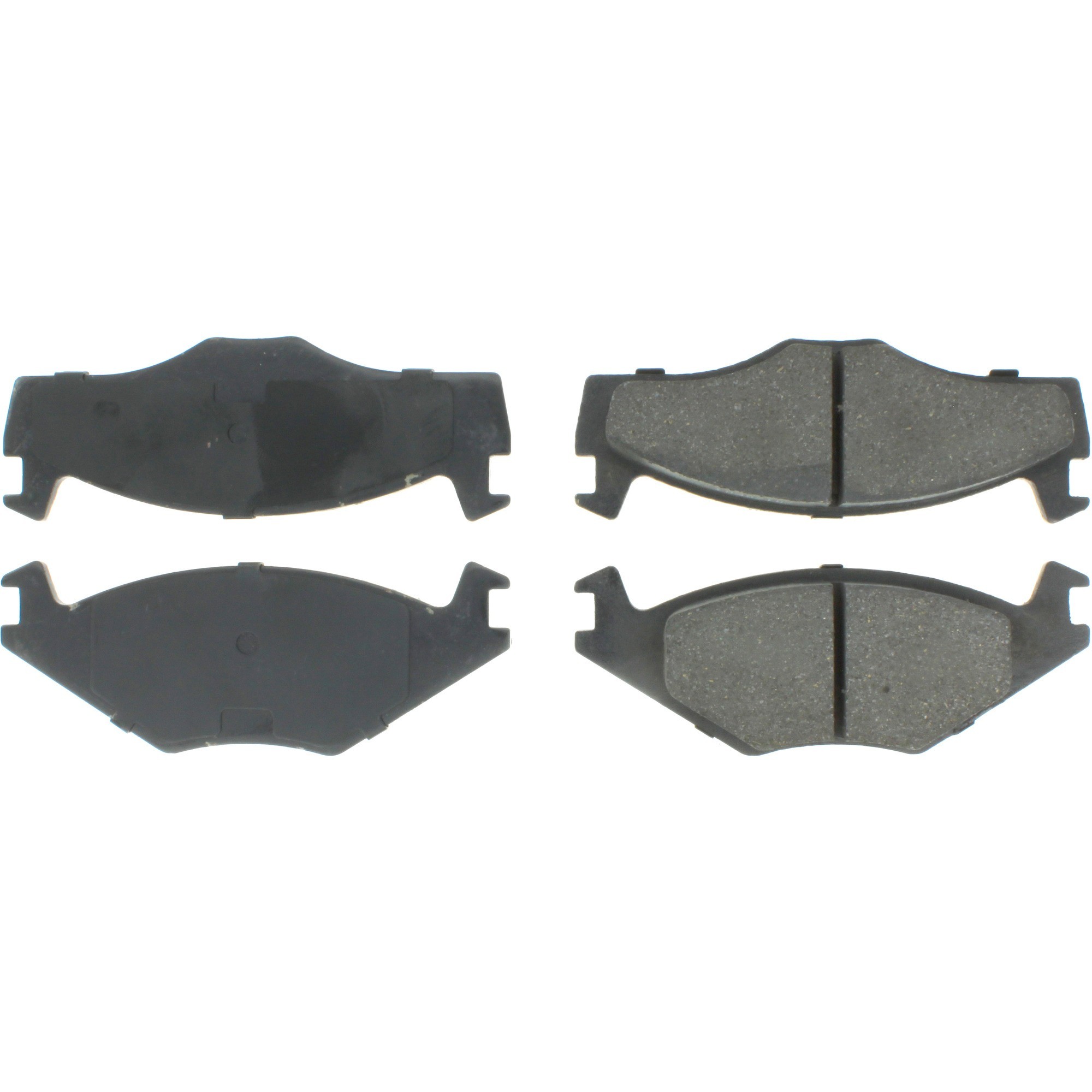 Centric Premium Semi-Metallic Brake Pads with Shims and Hardware