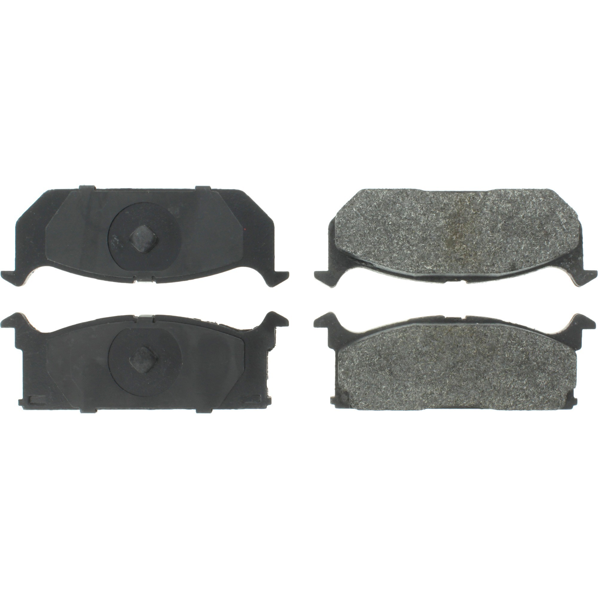 Centric Premium Semi-Metallic Brake Pads with Shims