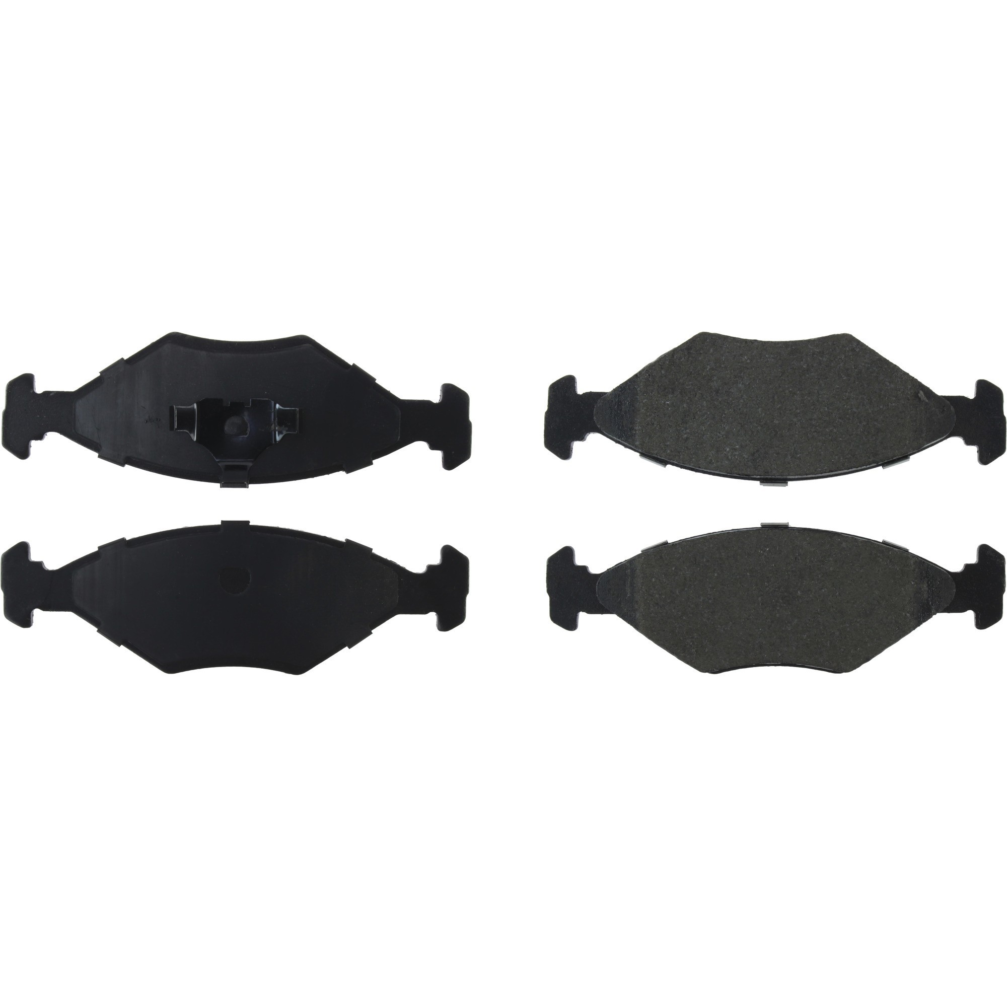 Centric Premium Semi-Metallic Brake Pads with Shims
