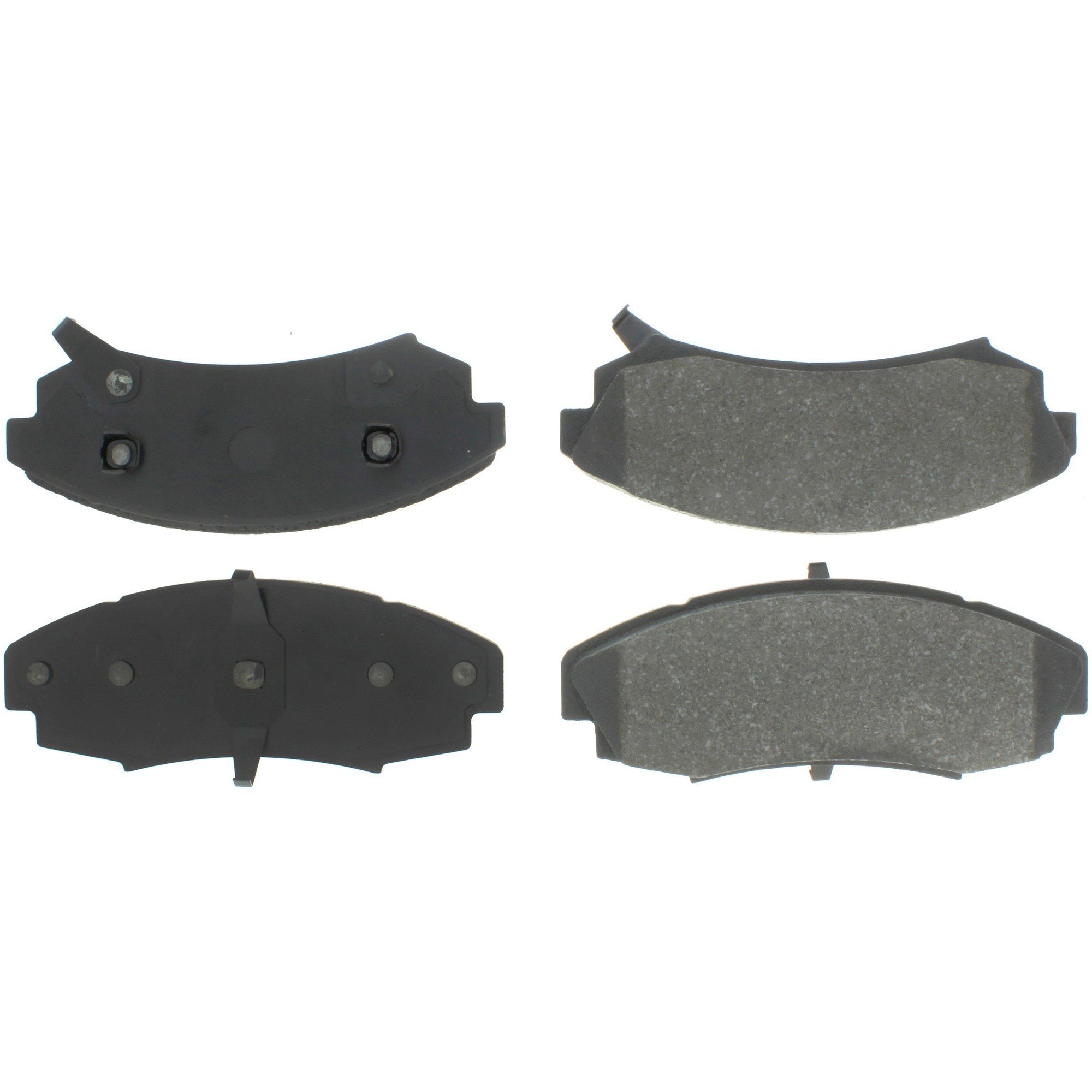 Centric Premium Semi-Metallic Brake Pads with Shims and Hardware