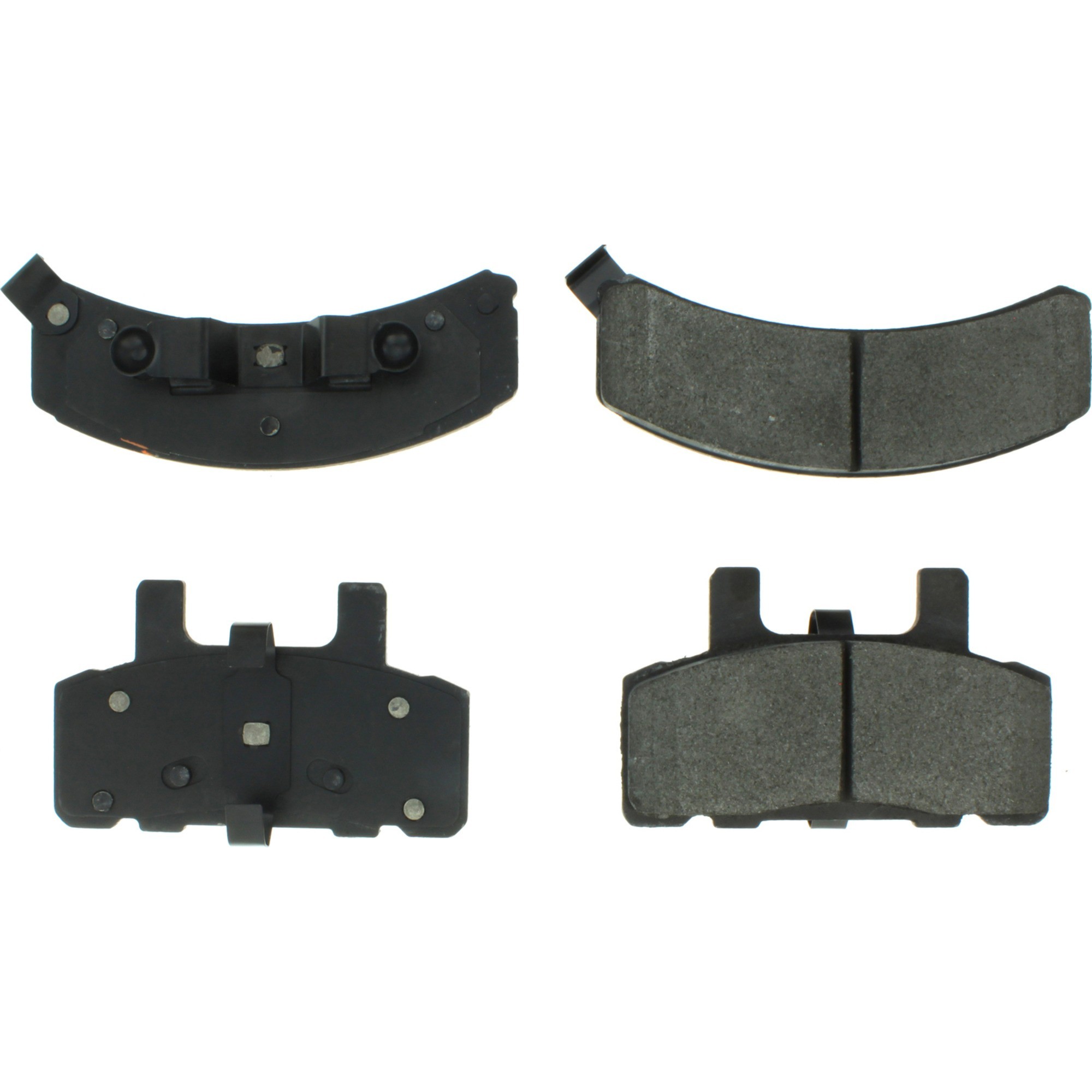 Centric Premium Semi-Metallic Brake Pads with Shims and Hardware