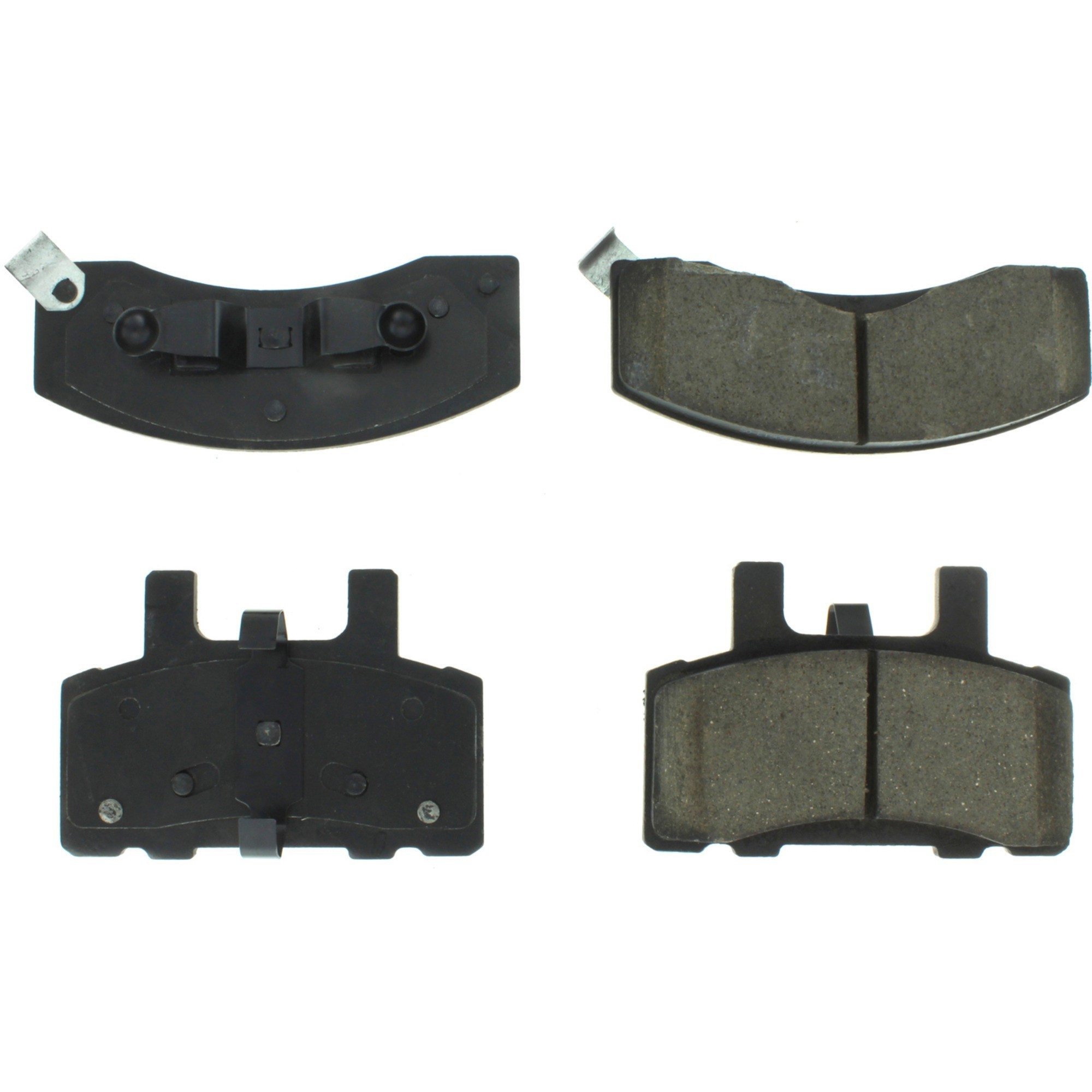 Centric Premium Semi-Metallic Brake Pads with Shims and Hardware