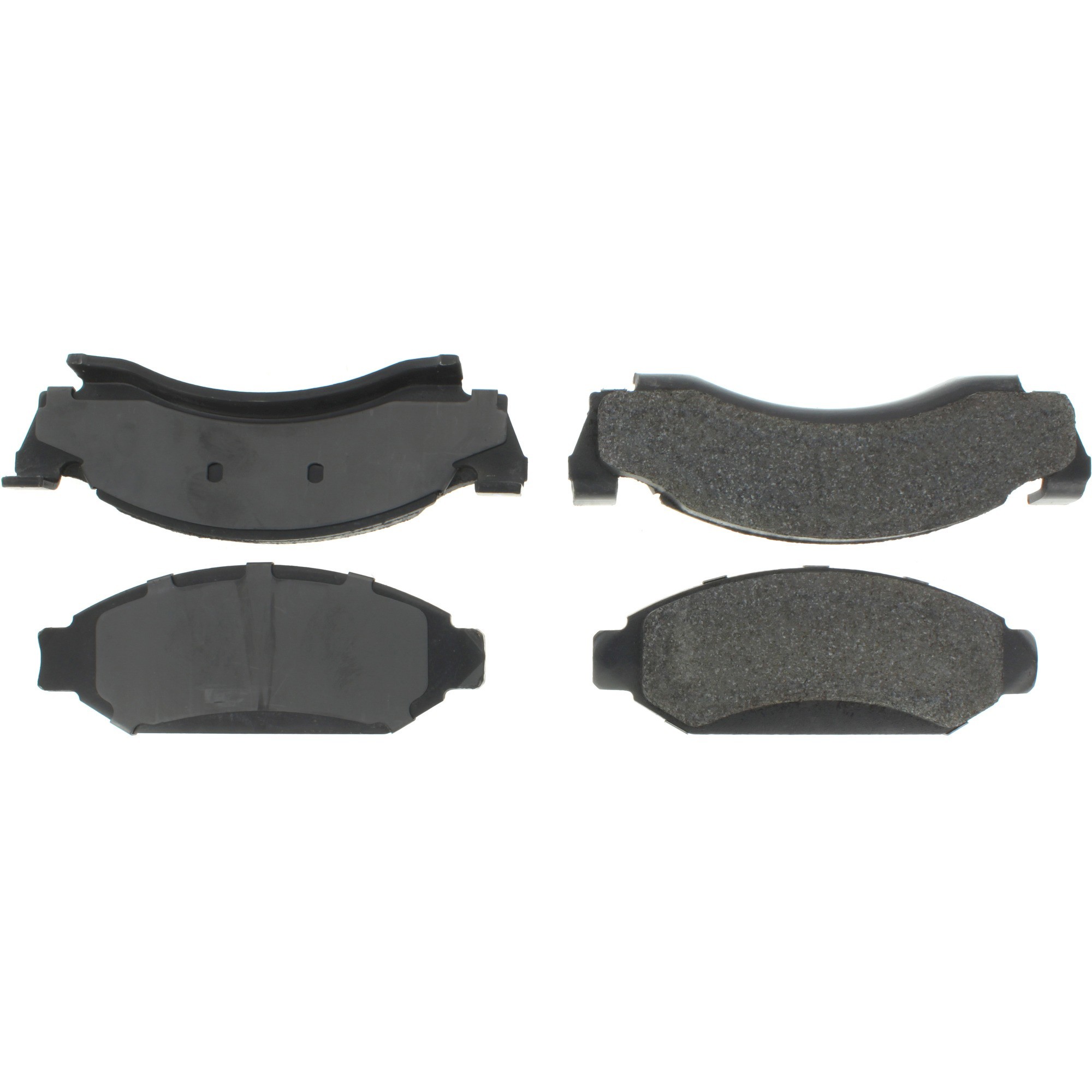 Centric Premium Semi-Metallic Brake Pads with Shims and Hardware