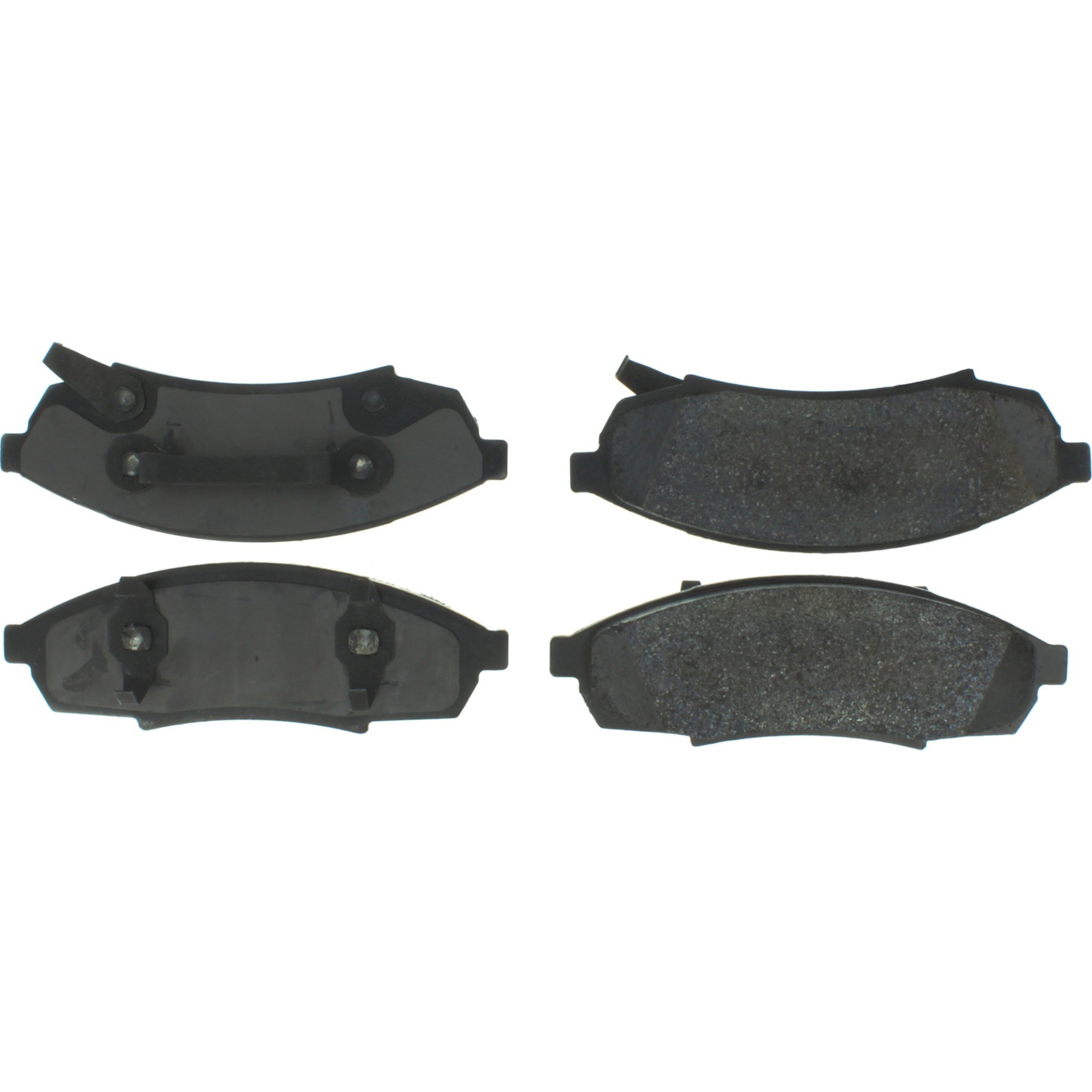 Centric Premium Semi-Metallic Brake Pads with Shims and Hardware
