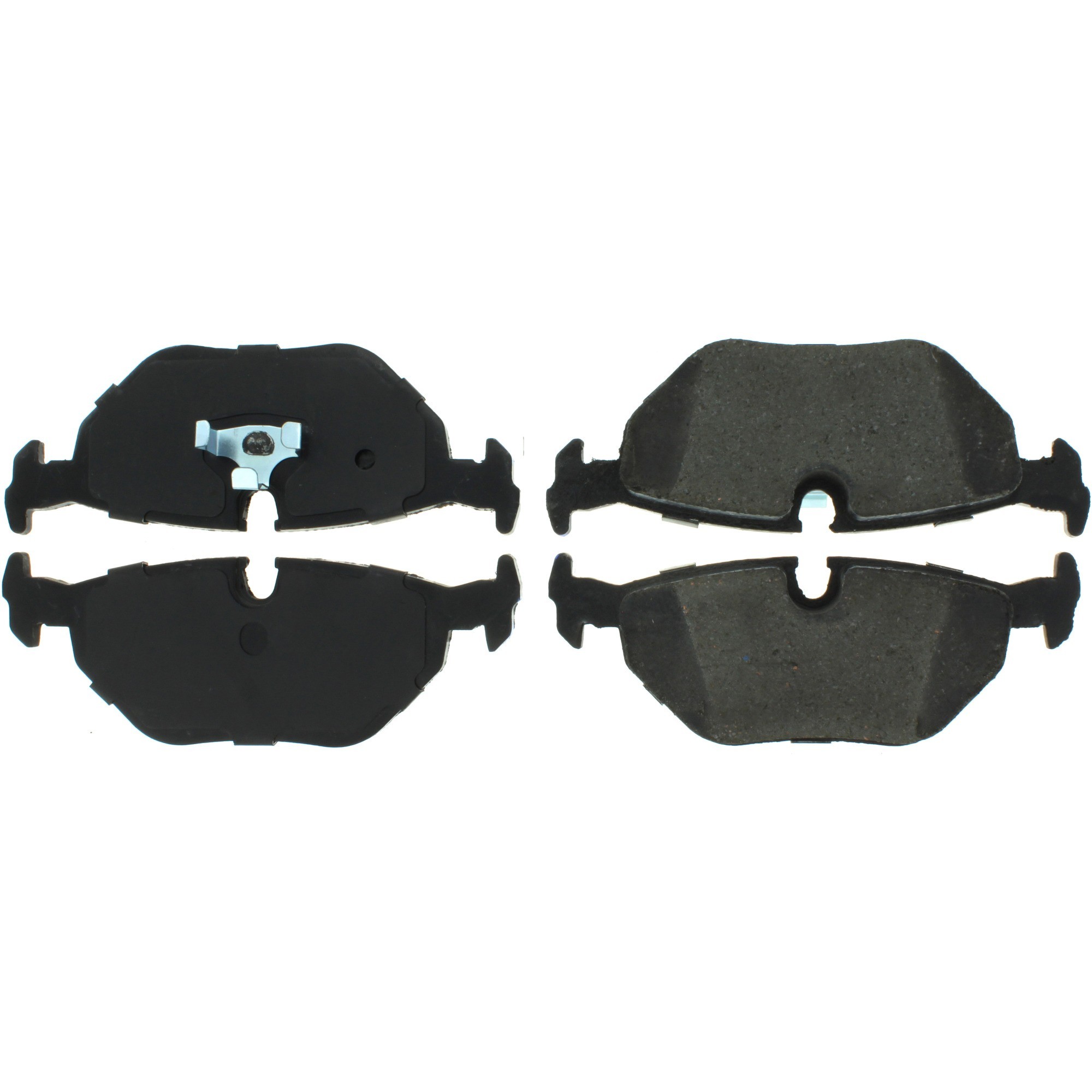 Centric Premium Semi-Metallic Brake Pads with Shims and Hardware