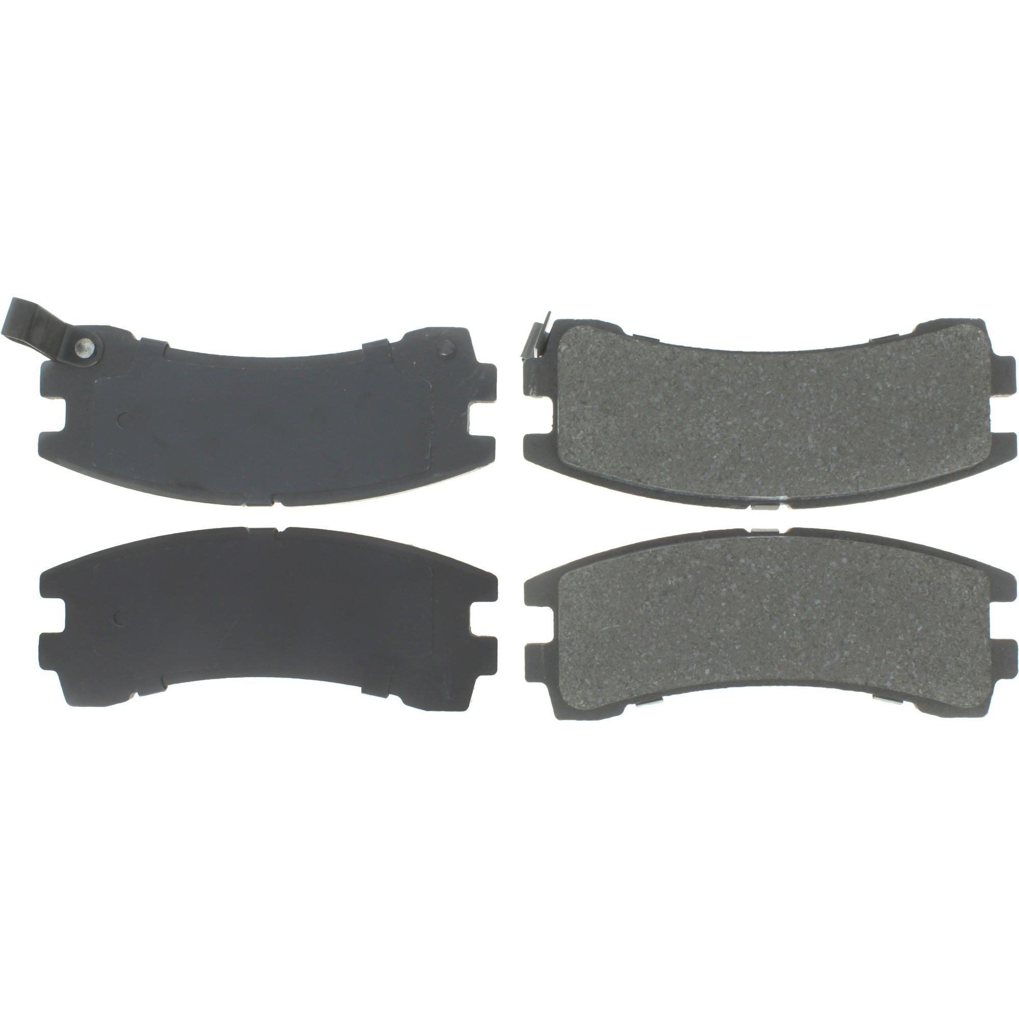 Centric Premium Semi-Metallic Brake Pads with Shims and Hardware