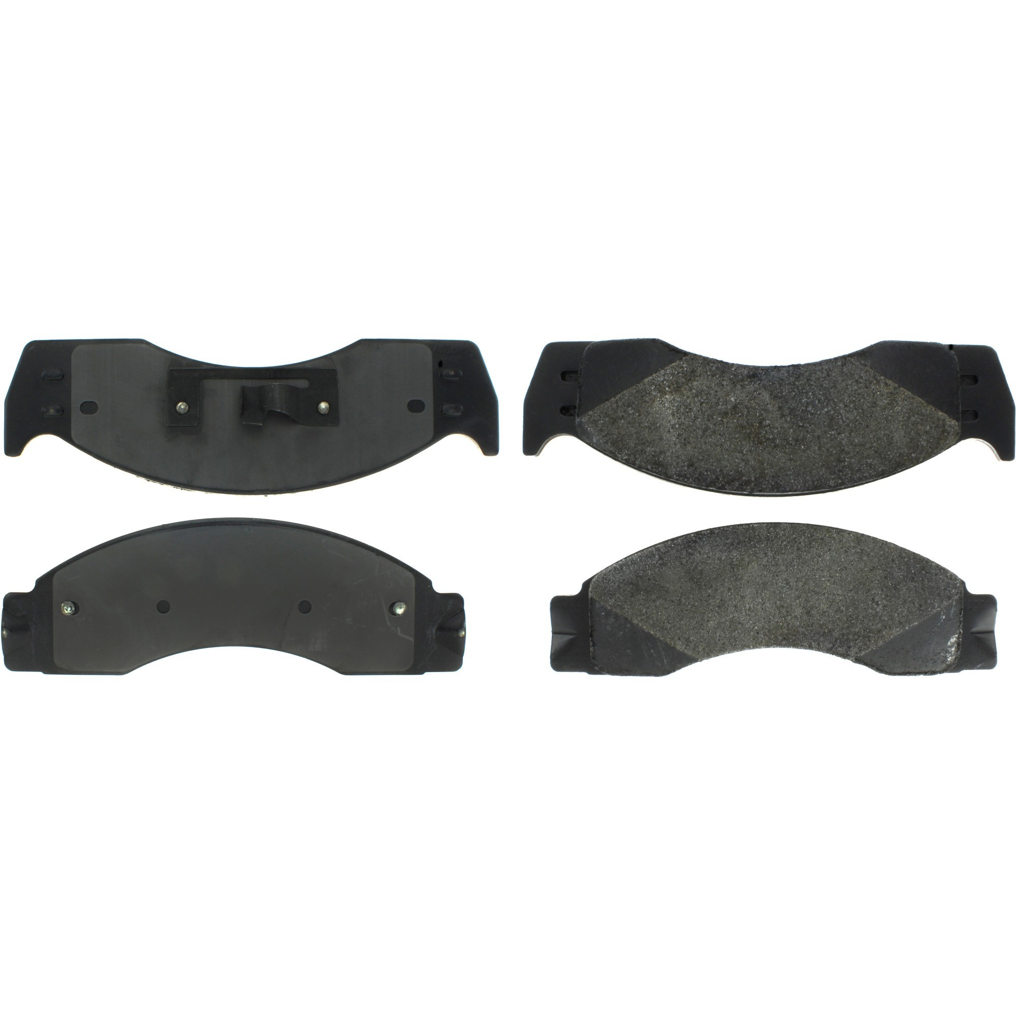 Centric Premium Semi-Metallic Brake Pads with Shims and Hardware