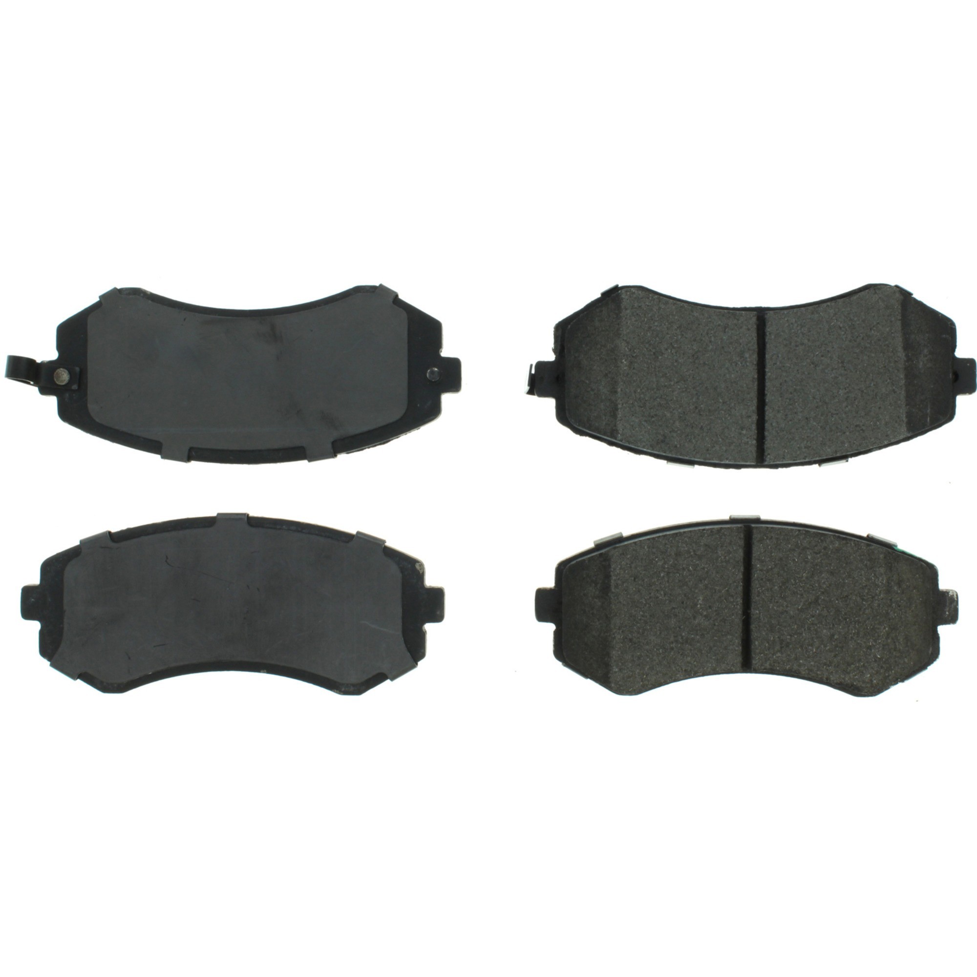Centric Premium Semi-Metallic Brake Pads with Shims and Hardware
