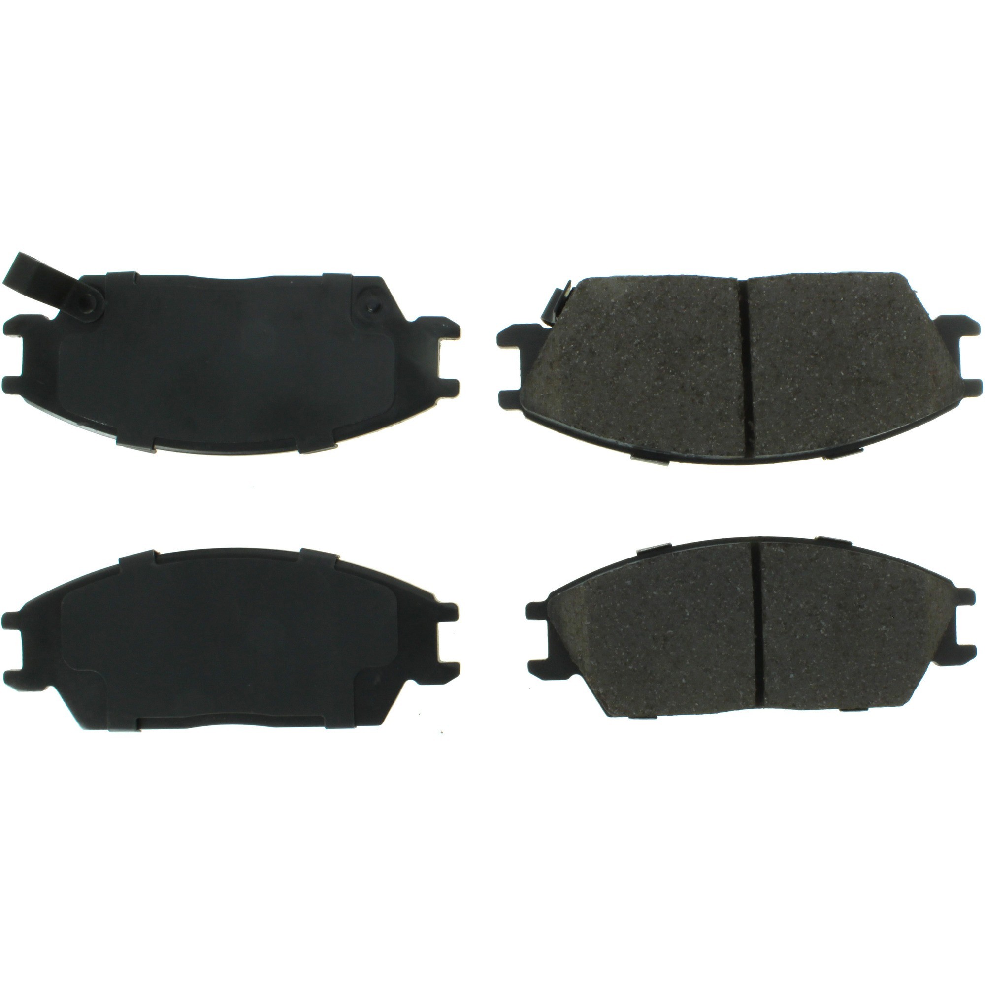 Centric Premium Semi-Metallic Brake Pads with Shims and Hardware