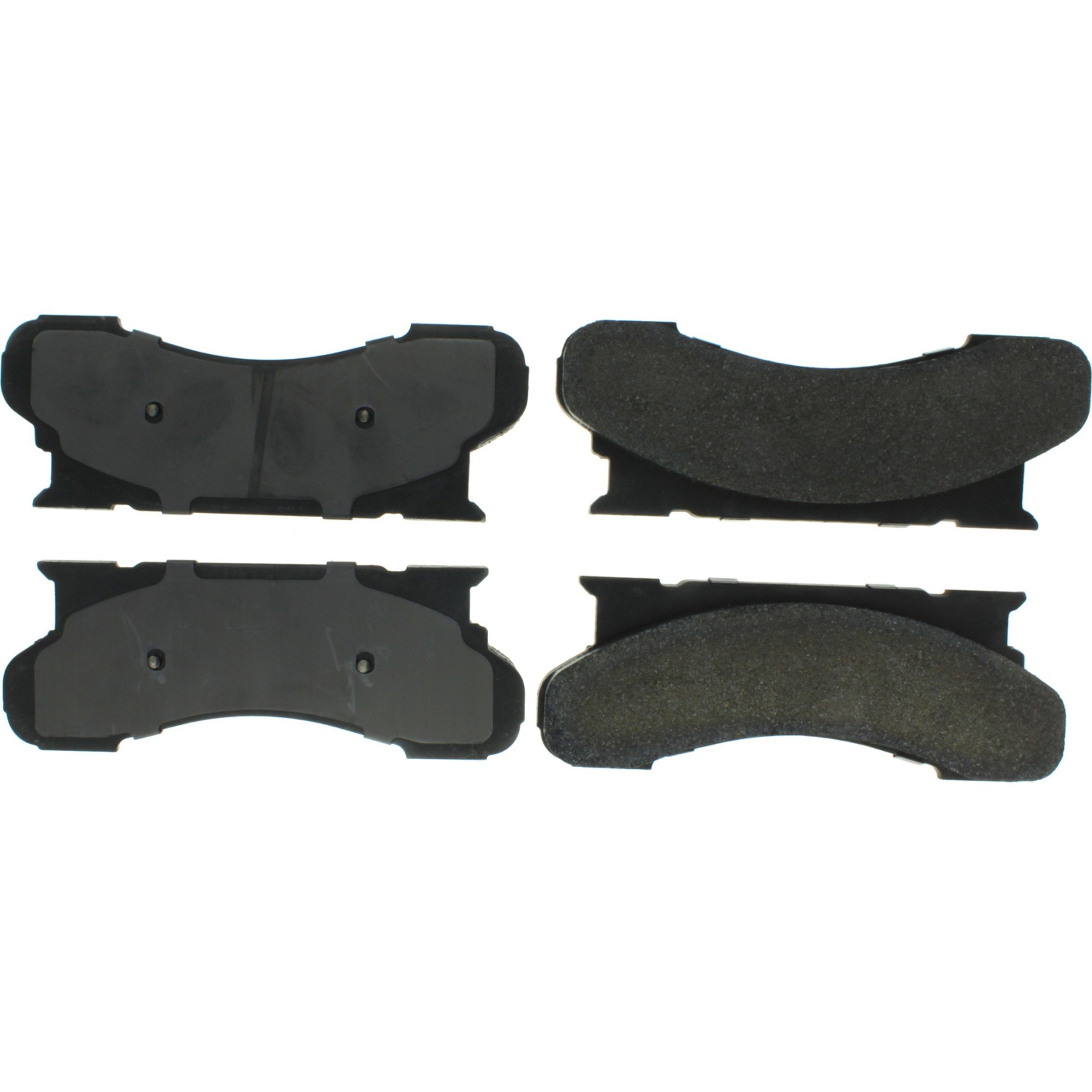 Centric Premium Semi-Metallic Brake Pads with Shims and Hardware