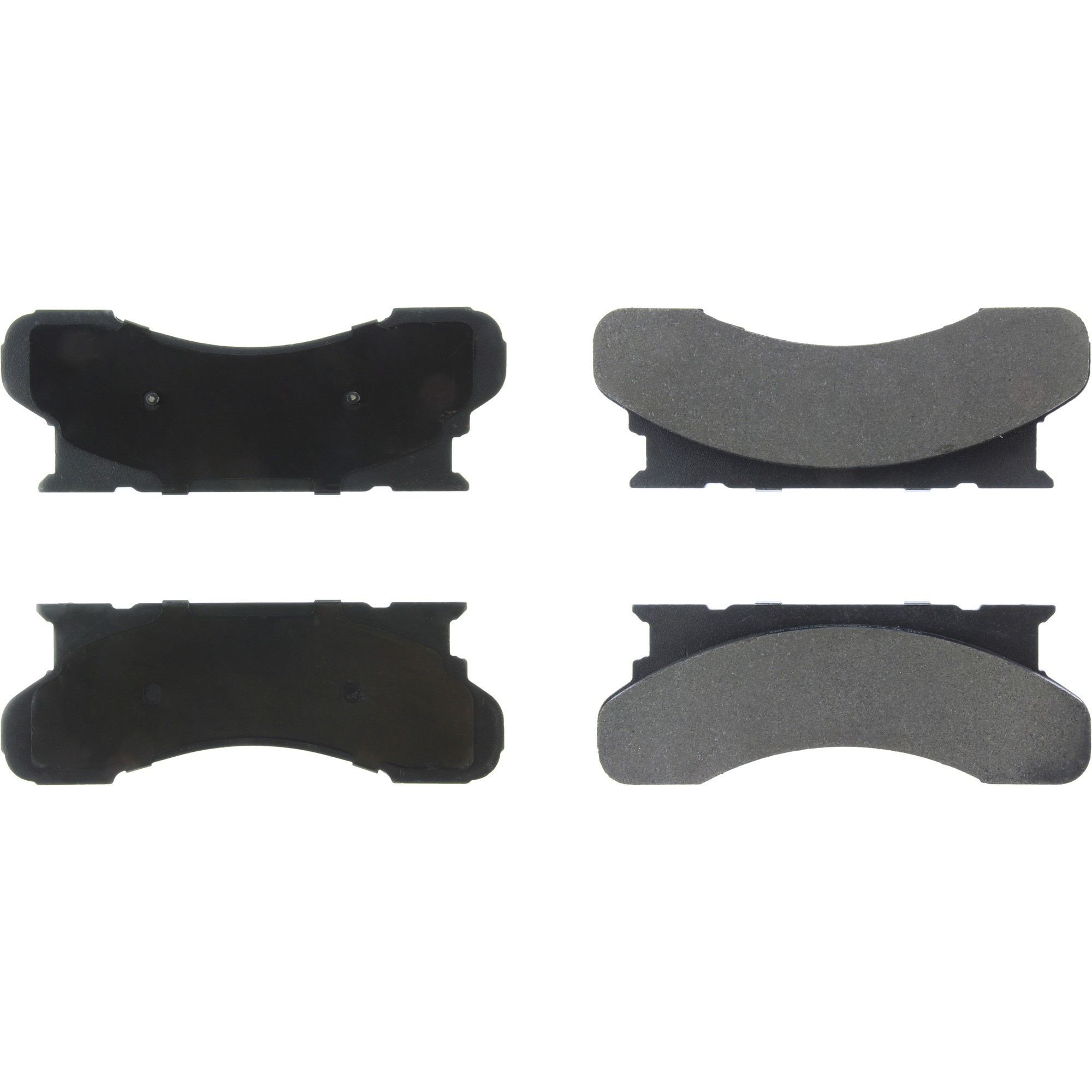 Centric Premium Semi-Metallic Brake Pads with Shims and Hardware