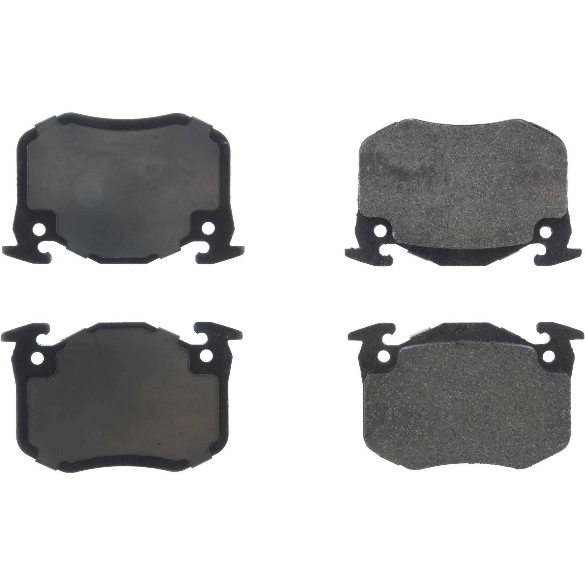 Centric Premium Semi-Metallic Brake Pads with Shims