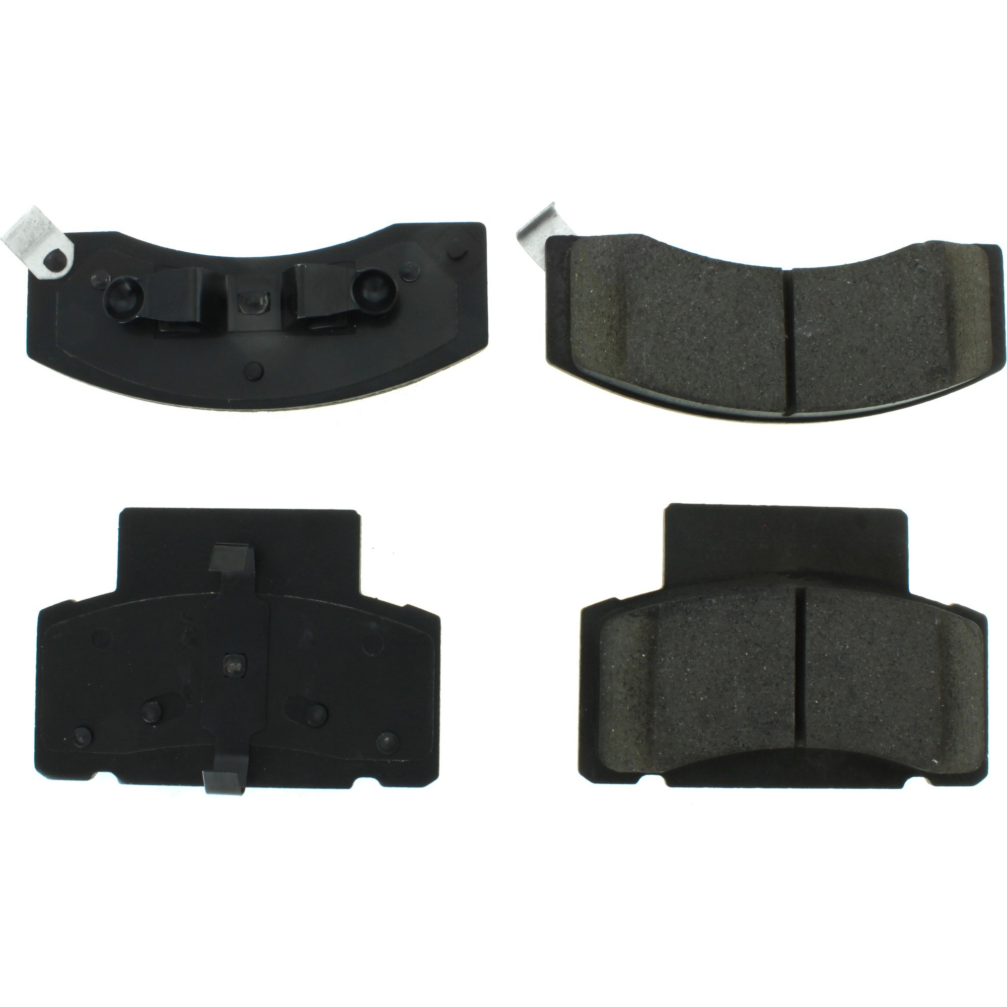 Centric Premium Semi-Metallic Brake Pads with Shims and Hardware