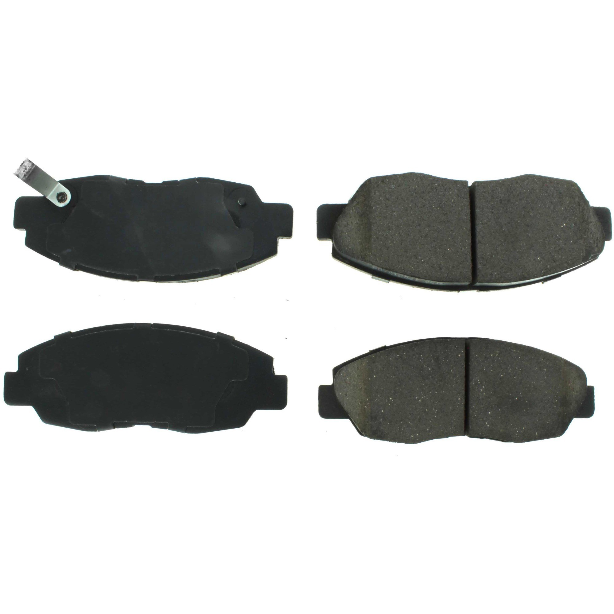 Centric Premium Semi-Metallic Brake Pads with Shims and Hardware
