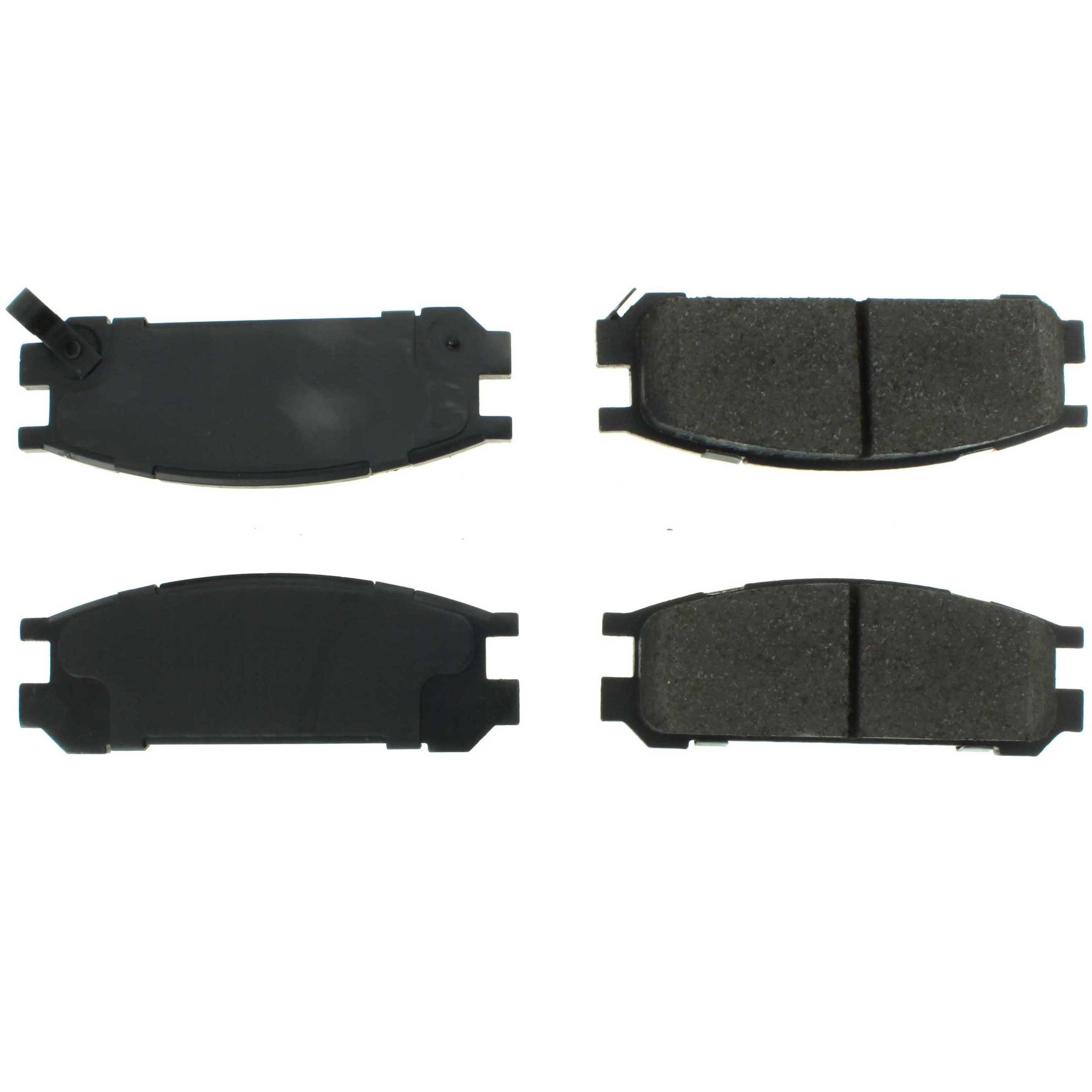 Centric Premium Semi-Metallic Brake Pads with Shims and Hardware