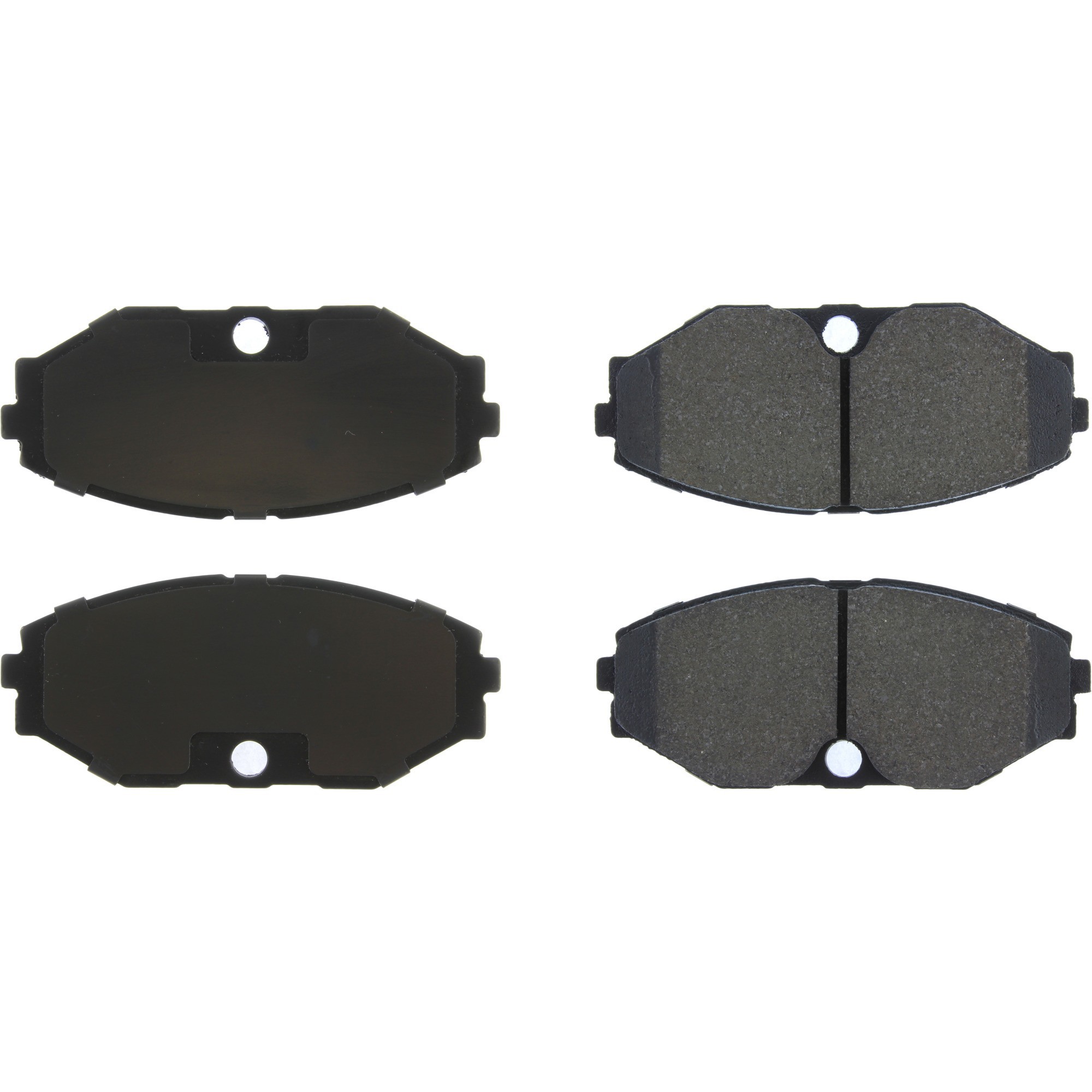 Centric Premium Semi-Metallic Brake Pads with Shims and Hardware