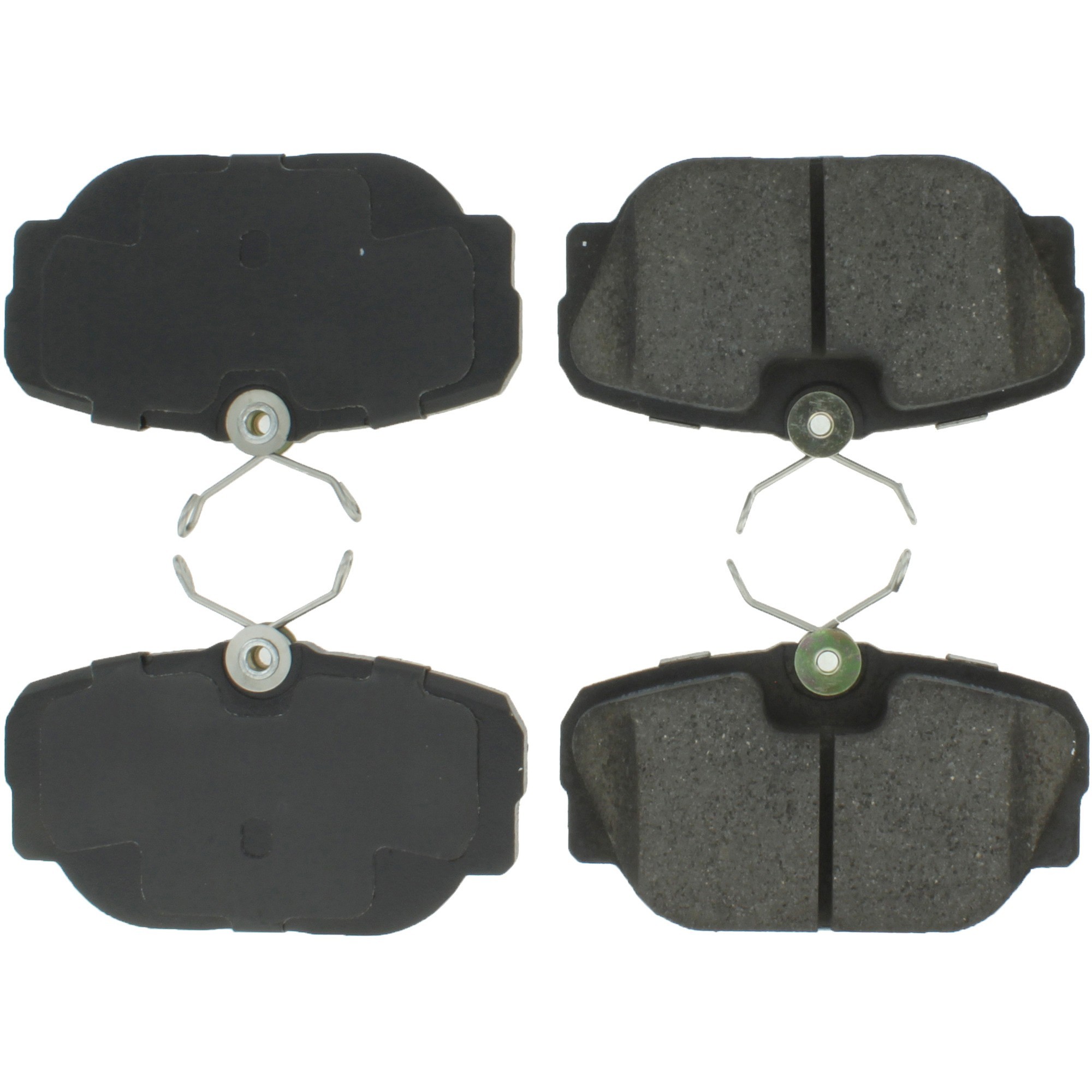 Centric Premium Semi-Metallic Brake Pads with Shims