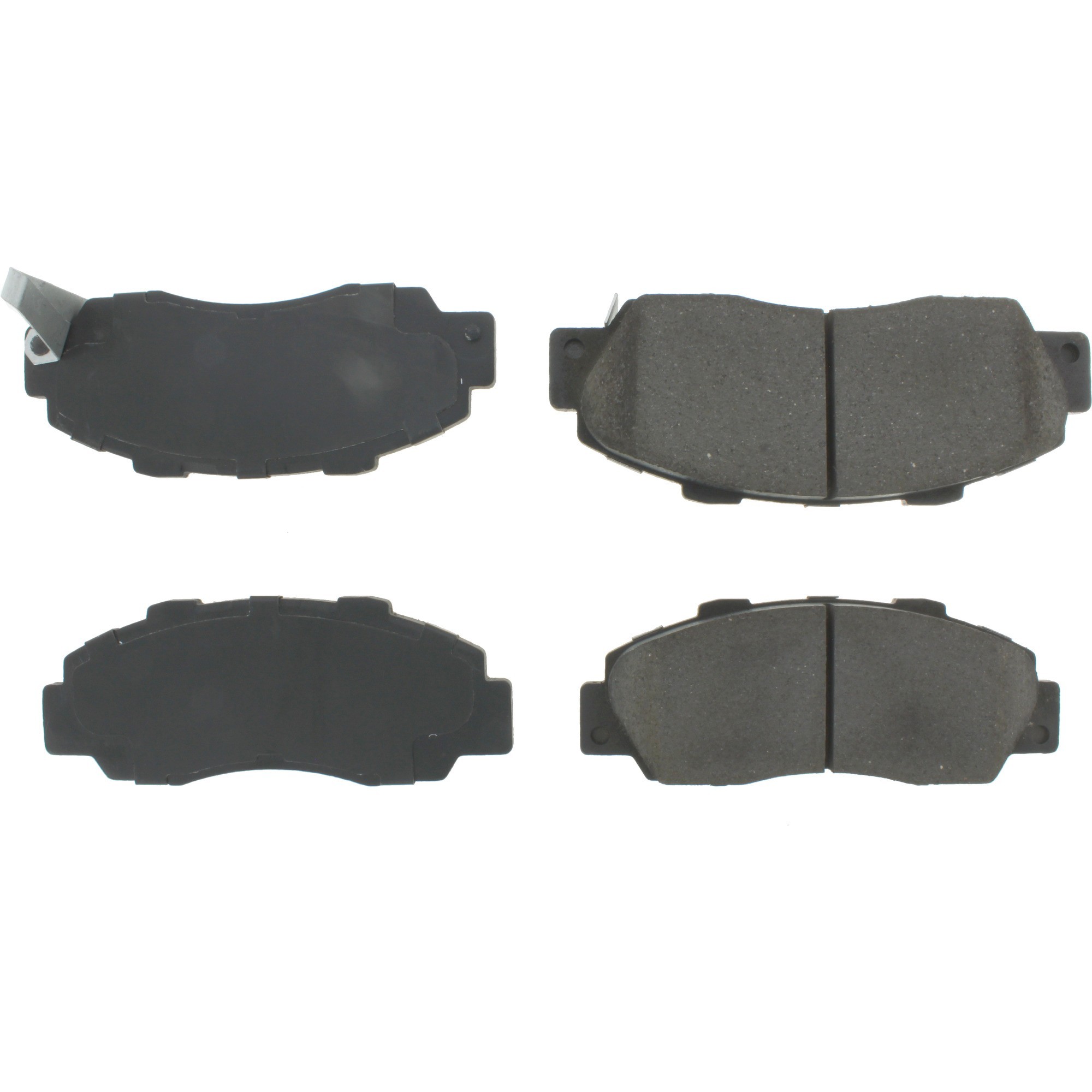 Centric Premium Semi-Metallic Brake Pads with Shims and Hardware