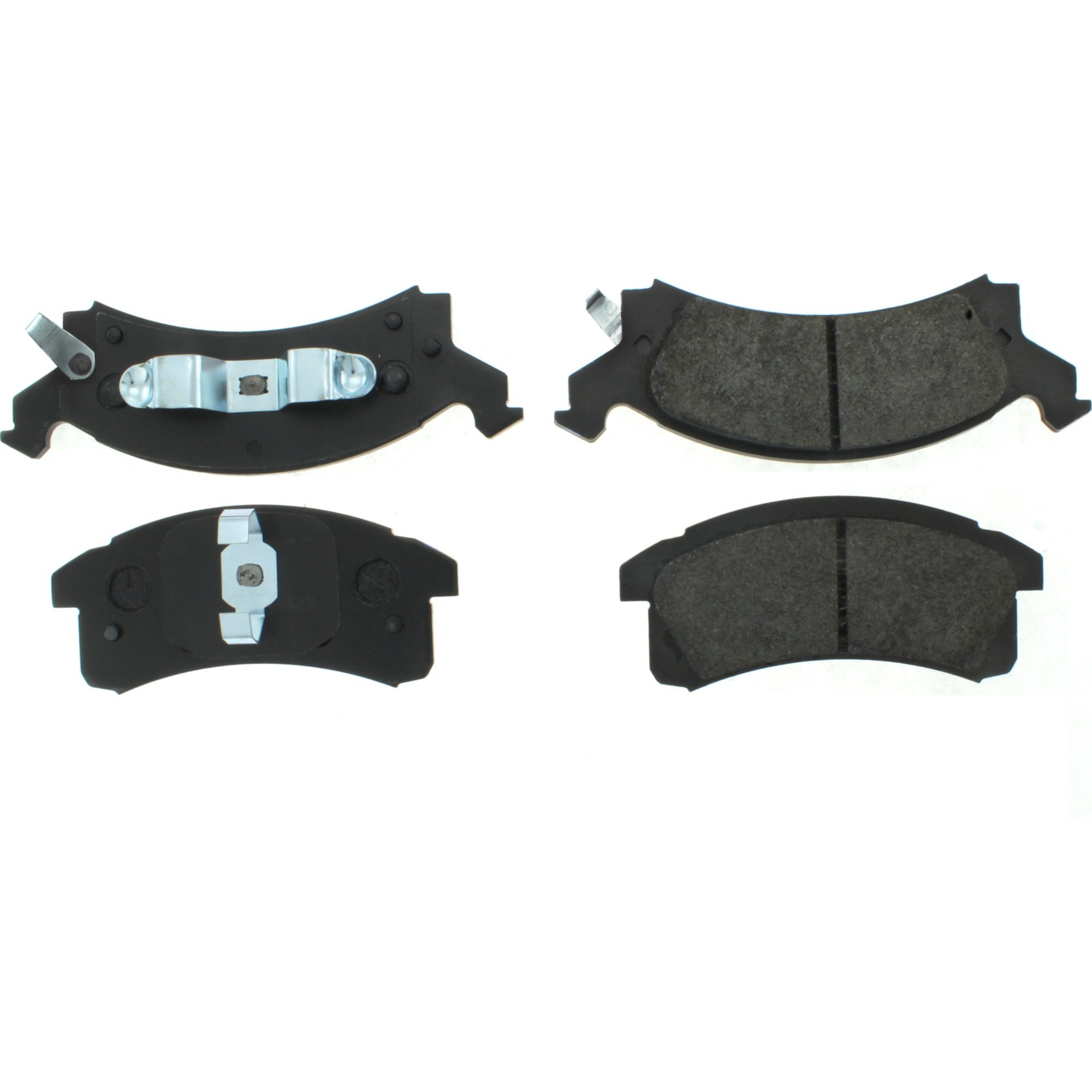 Centric Premium Semi-Metallic Brake Pads with Shims and Hardware